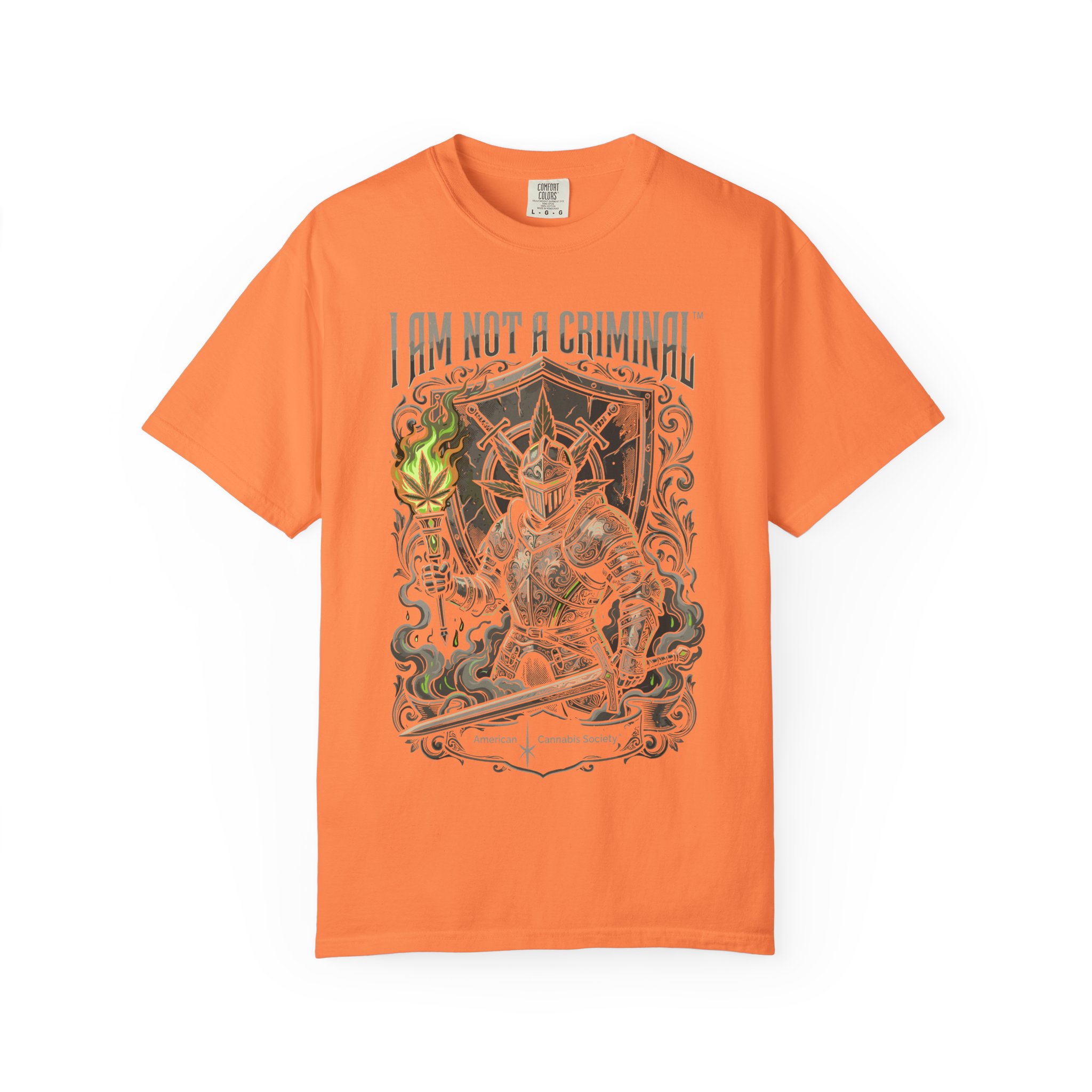 I Am Not a Criminal™ Fantasy T-Shirt — Dark Knight Mage Graphic Tee - Image 9