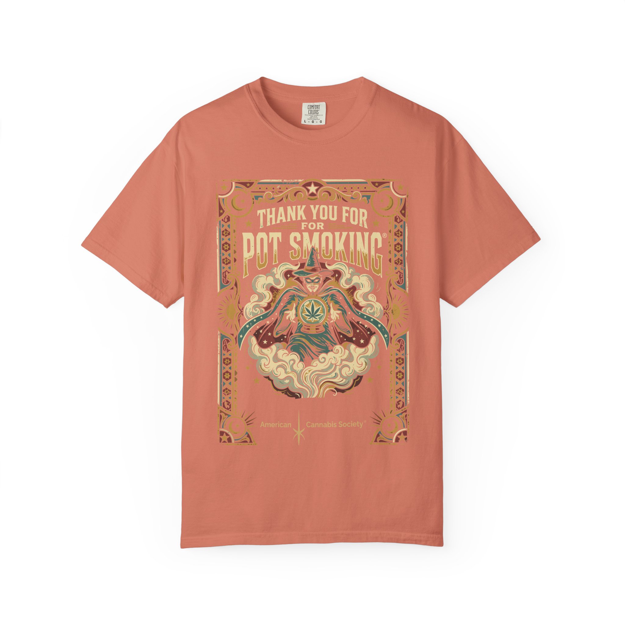 Thank You For Pot Smoking® Vintage Poster T-Shirt - Image 9