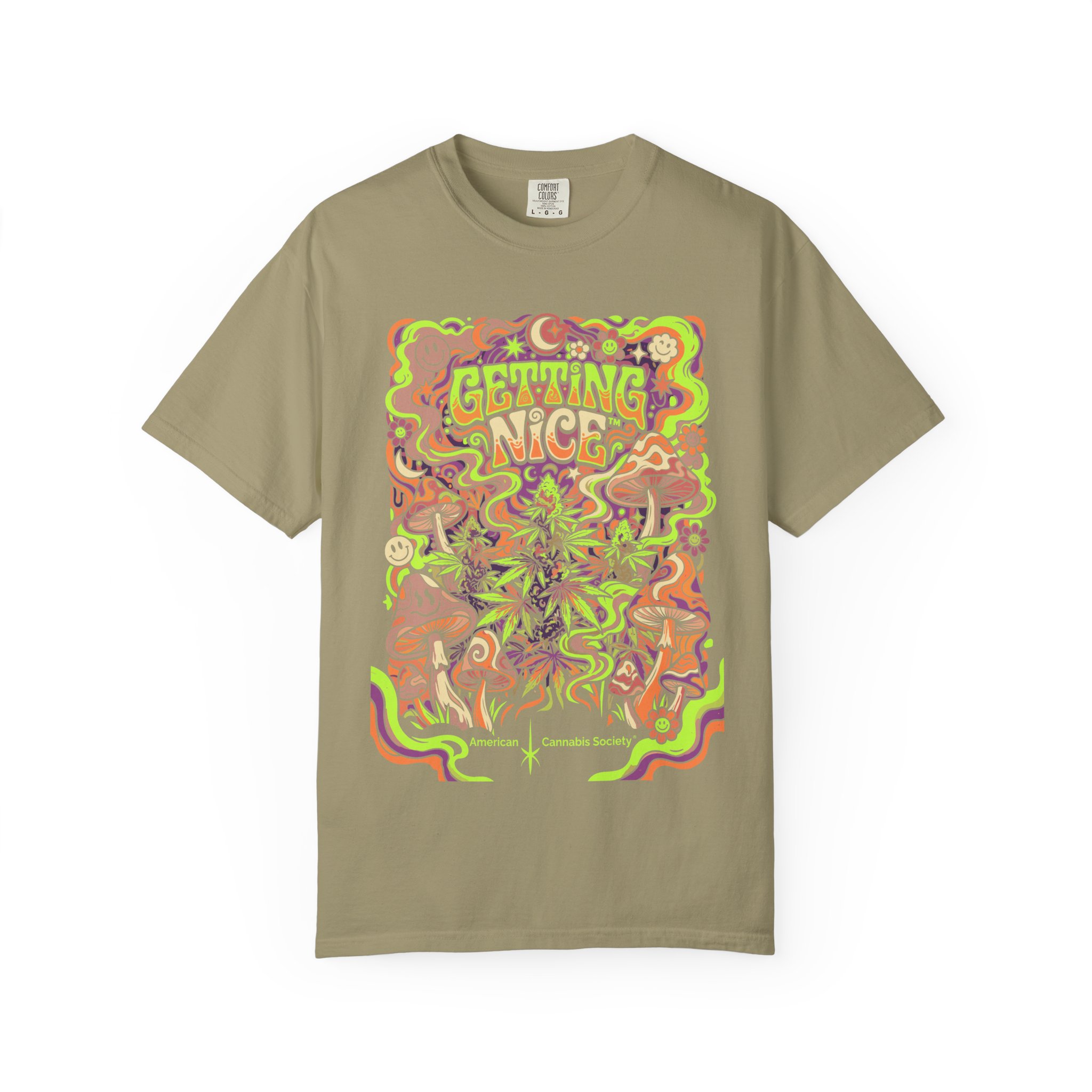 Getting Nice™ Psychedelic T-Shirt — Trippy Retro Graphic Tee - Image 21