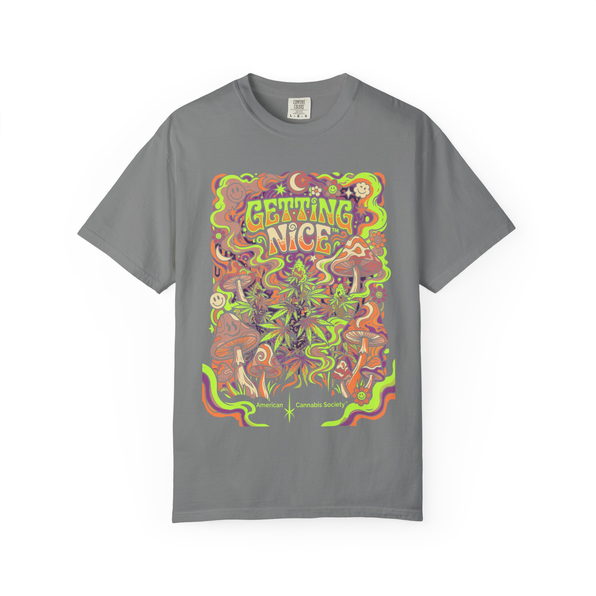 Getting Nice™ Psychedelic T-Shirt — Trippy Retro Graphic Tee - Image 29