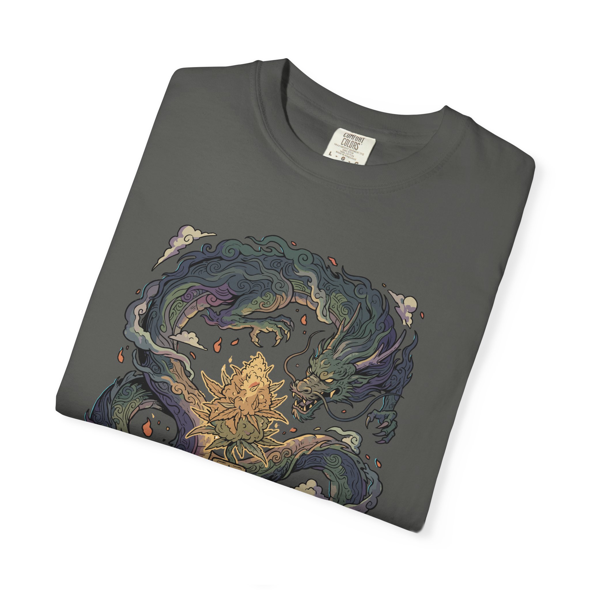 Thank You For Pot Smoking® T-Shirt — Vintage Kraken Gravestone Design (“Here Lies My Sanity”) - Image 27