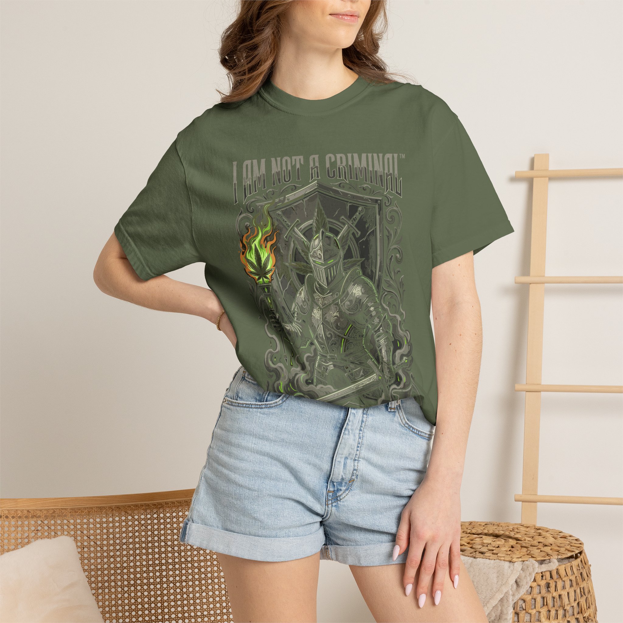 I Am Not a Criminal™ Fantasy T-Shirt — Dark Knight Mage Graphic Tee - Image 32