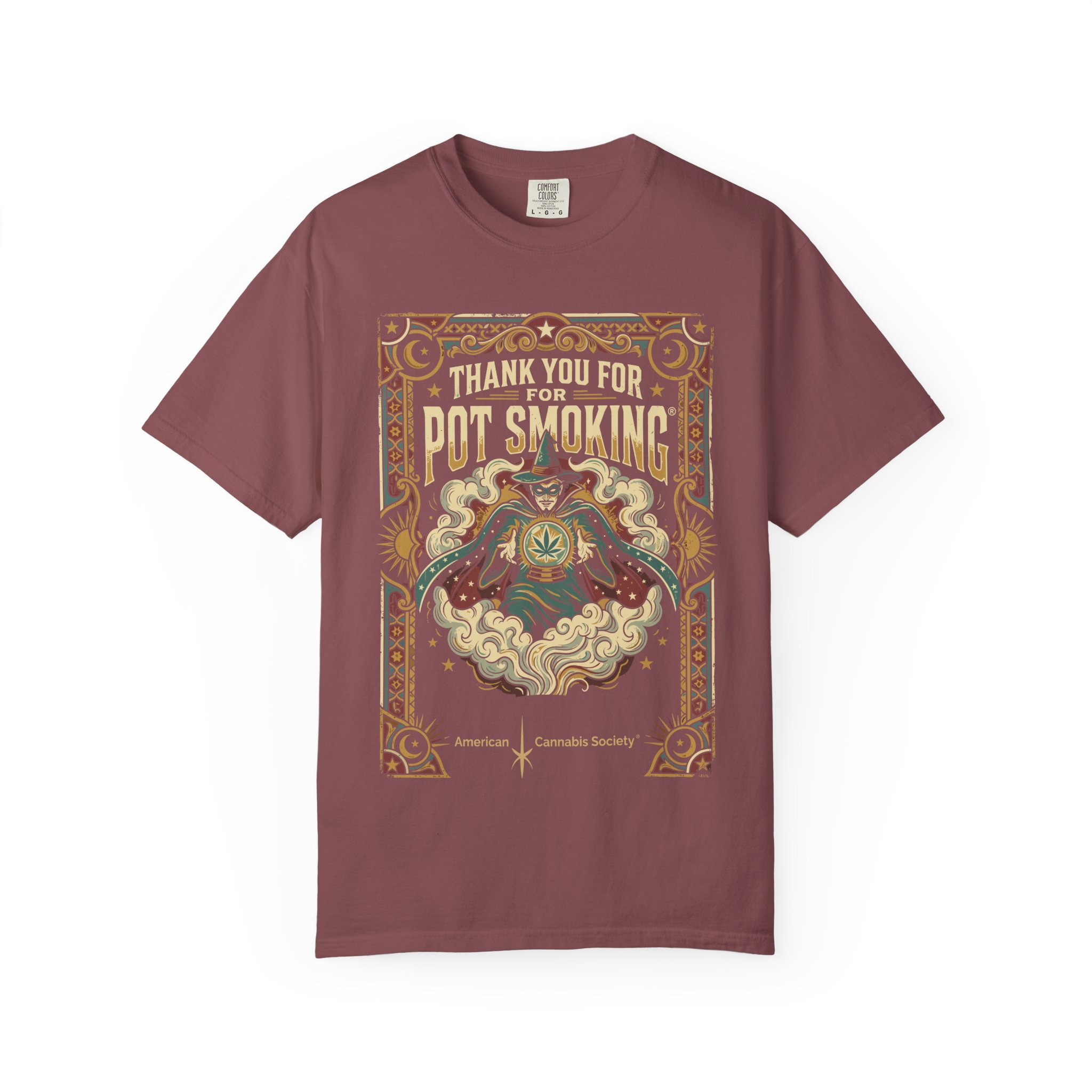 Thank You For Pot Smoking® Vintage Poster T-Shirt - Image 17
