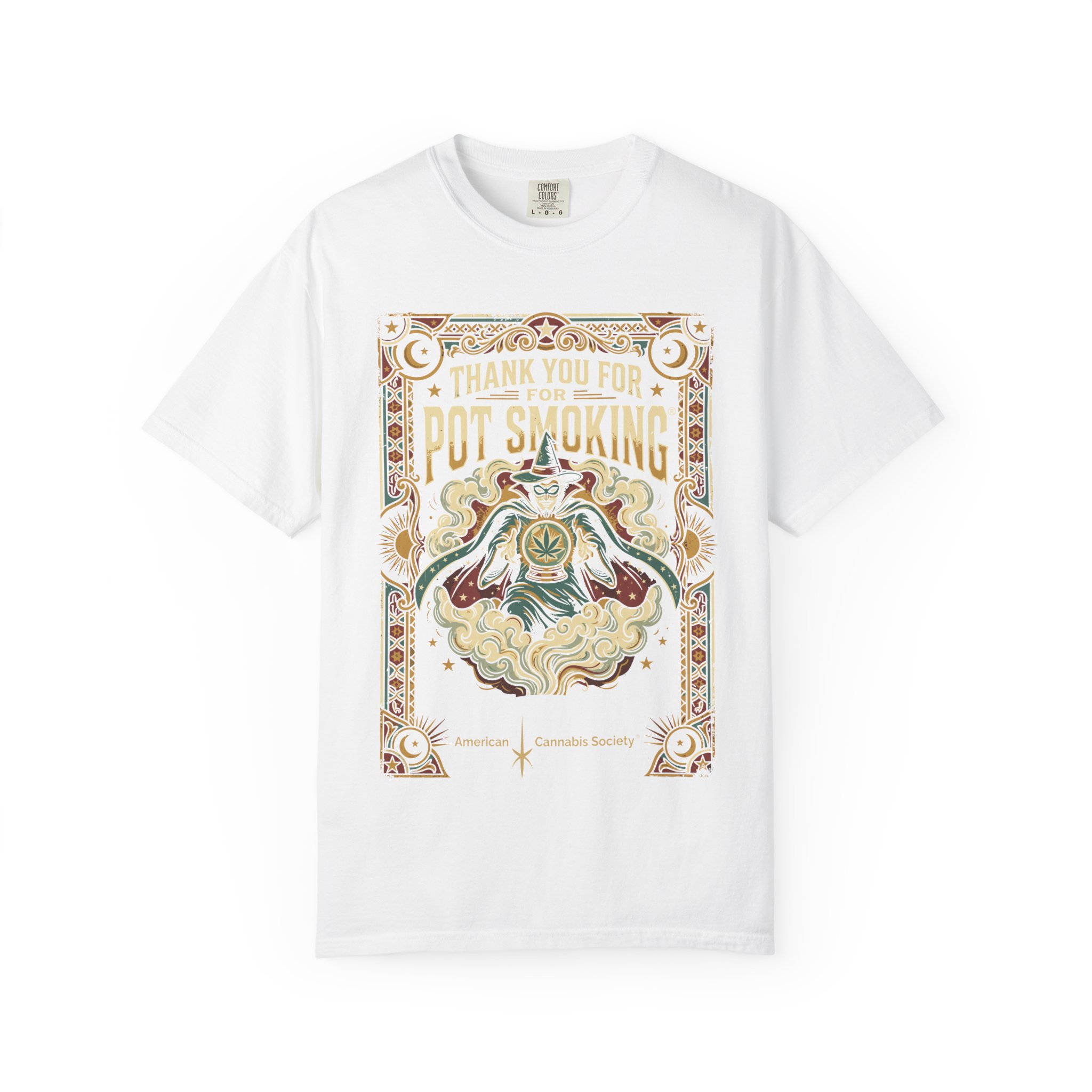 Thank You For Pot Smoking® Vintage Poster T-Shirt - Image 5
