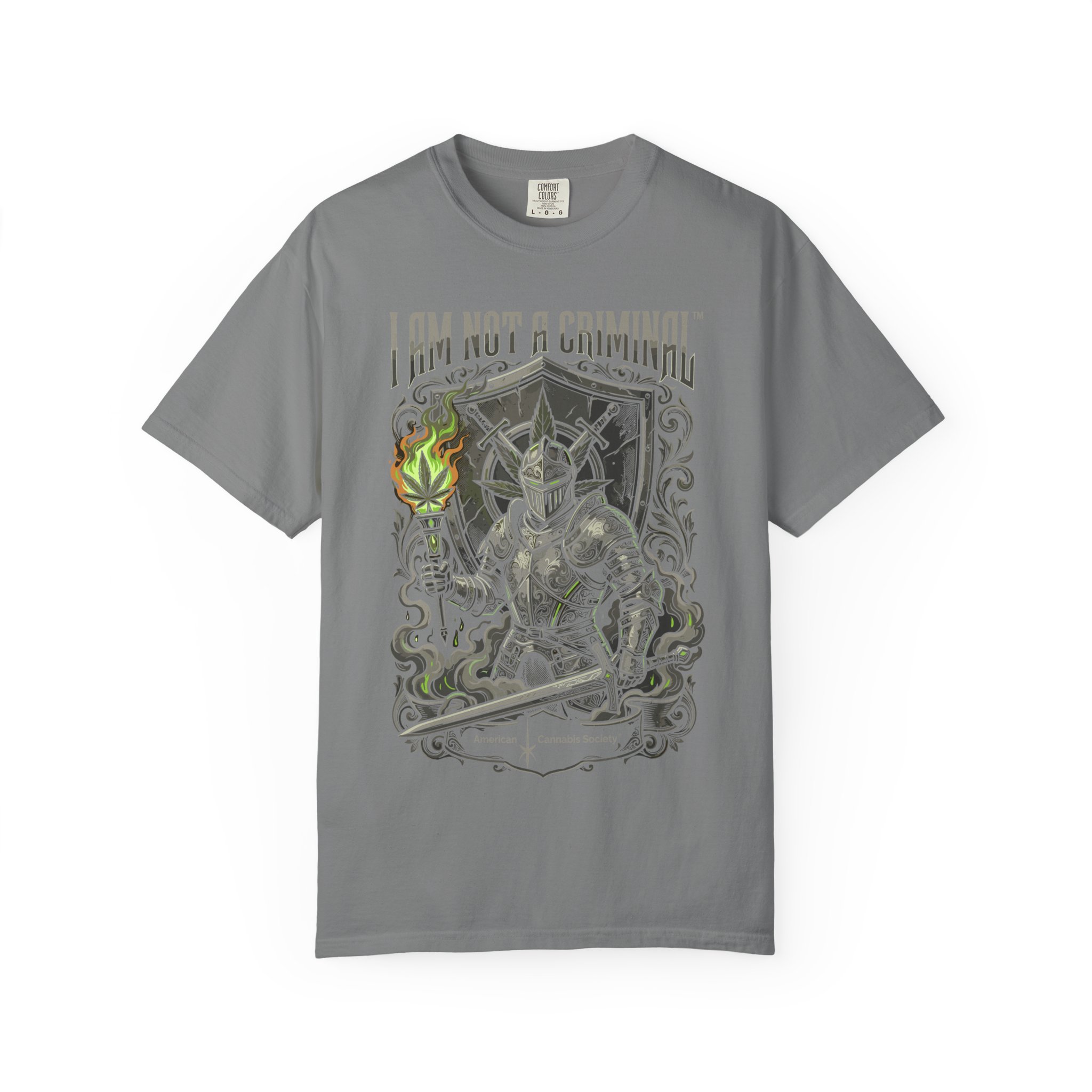 I Am Not a Criminal™ Fantasy T-Shirt — Dark Knight Mage Graphic Tee - Image 25