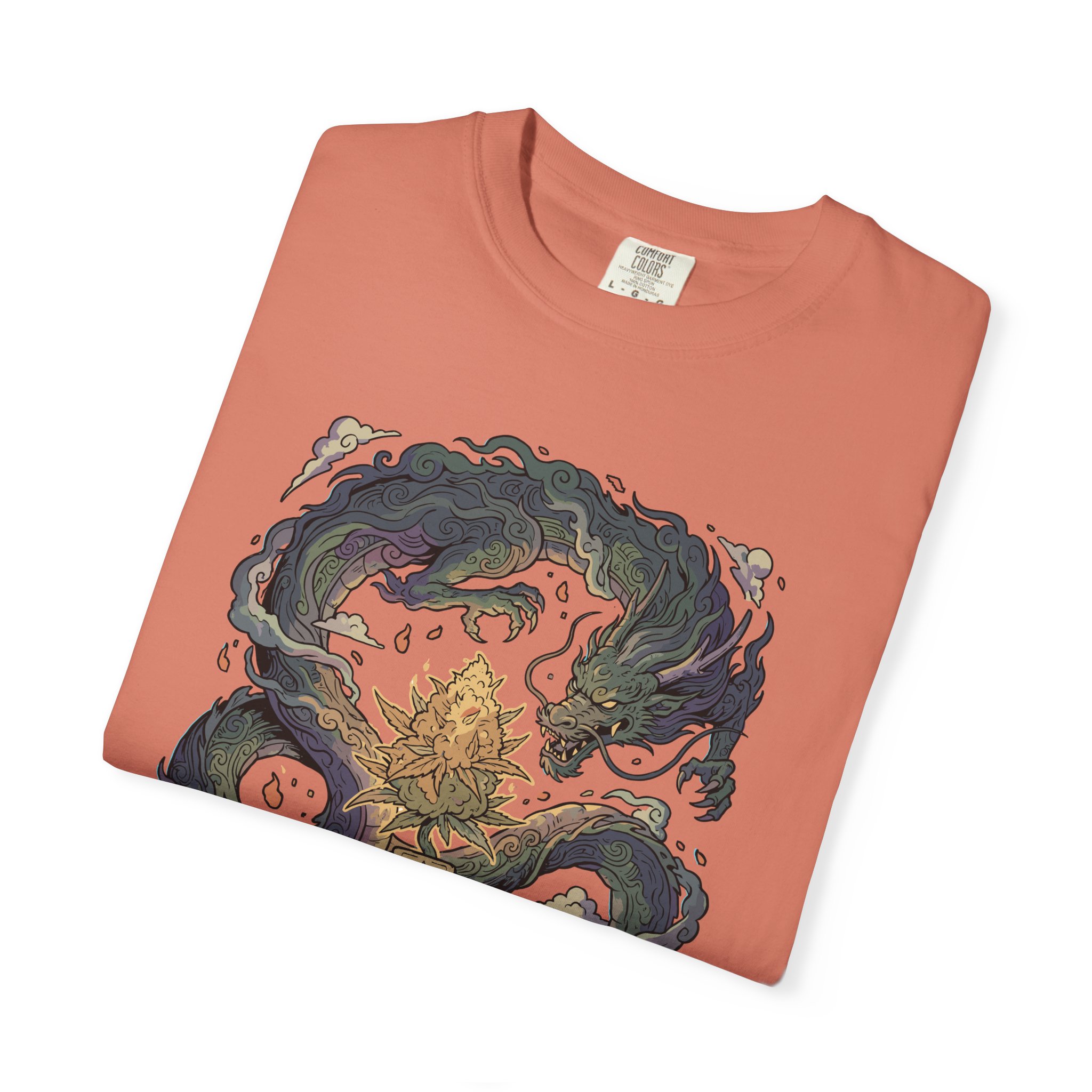Thank You For Pot Smoking® T-Shirt — Vintage Kraken Gravestone Design (“Here Lies My Sanity”) - Image 3