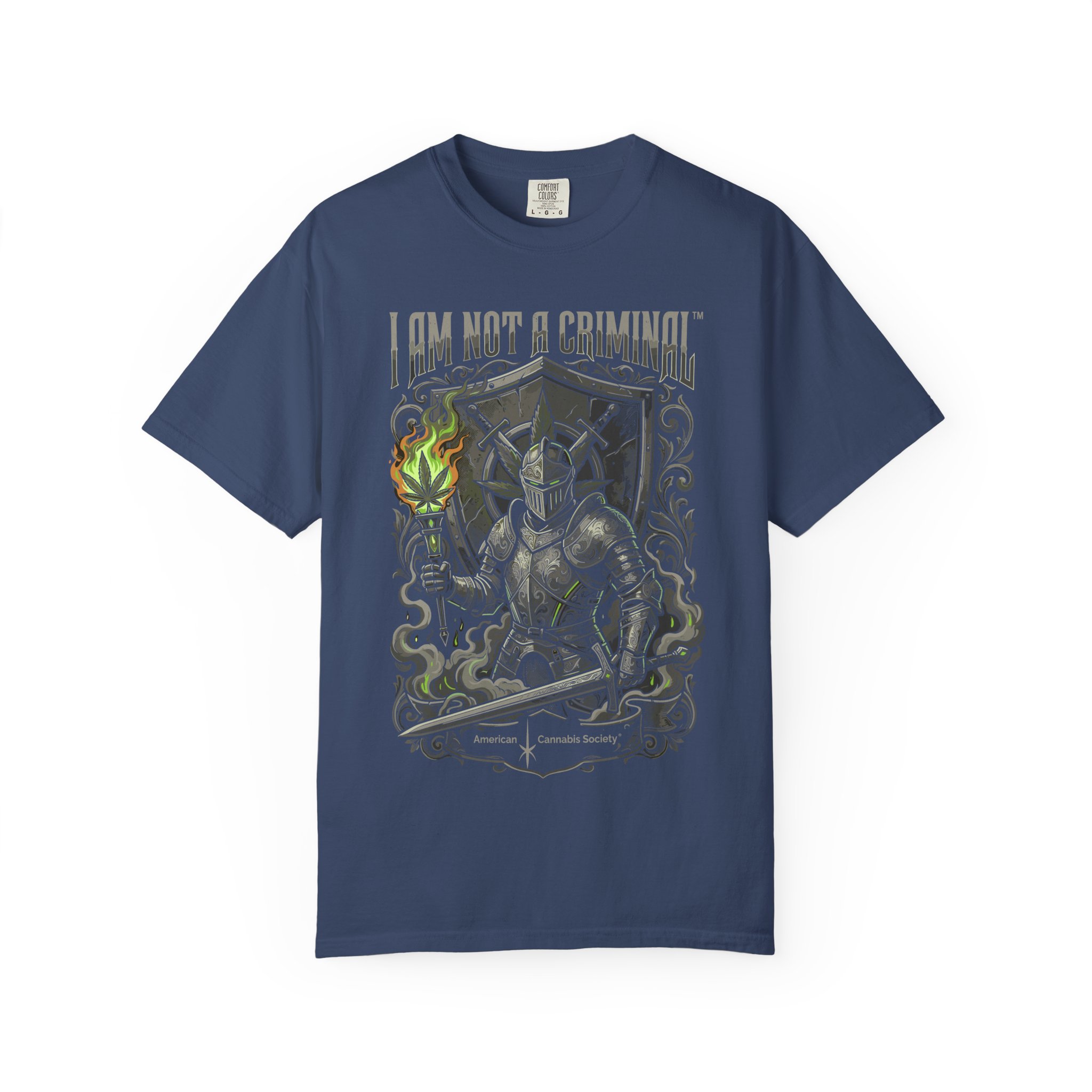 I Am Not a Criminal™ Fantasy T-Shirt — Dark Knight Mage Graphic Tee - Image 37