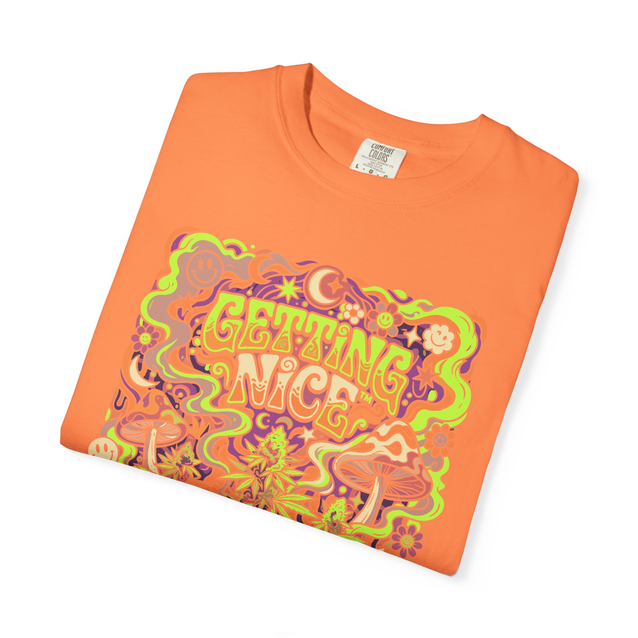 Getting Nice™ Psychedelic T-Shirt — Trippy Retro Graphic Tee - Image 7