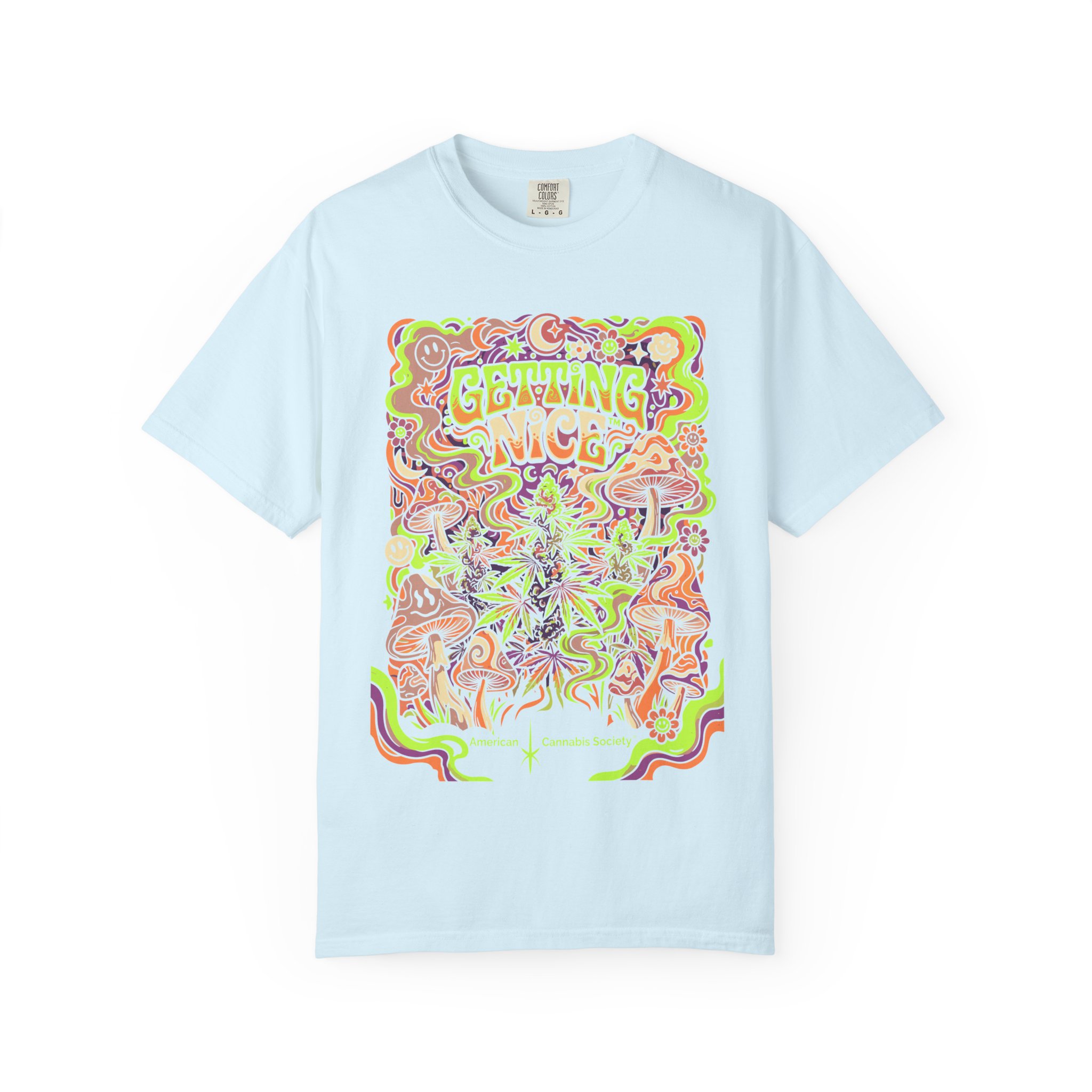 Getting Nice™ Psychedelic T-Shirt — Trippy Retro Graphic Tee - Image 37