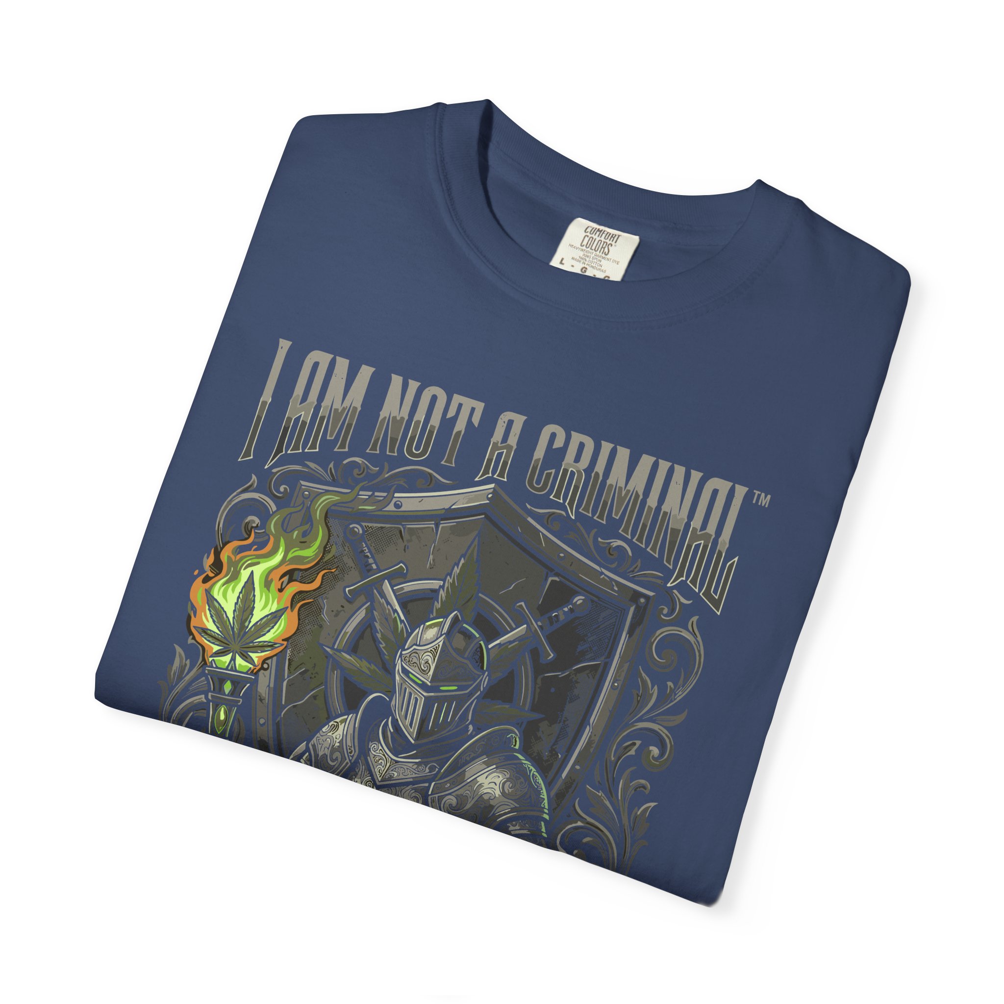 I Am Not a Criminal™ Fantasy T-Shirt — Dark Knight Mage Graphic Tee - Image 39