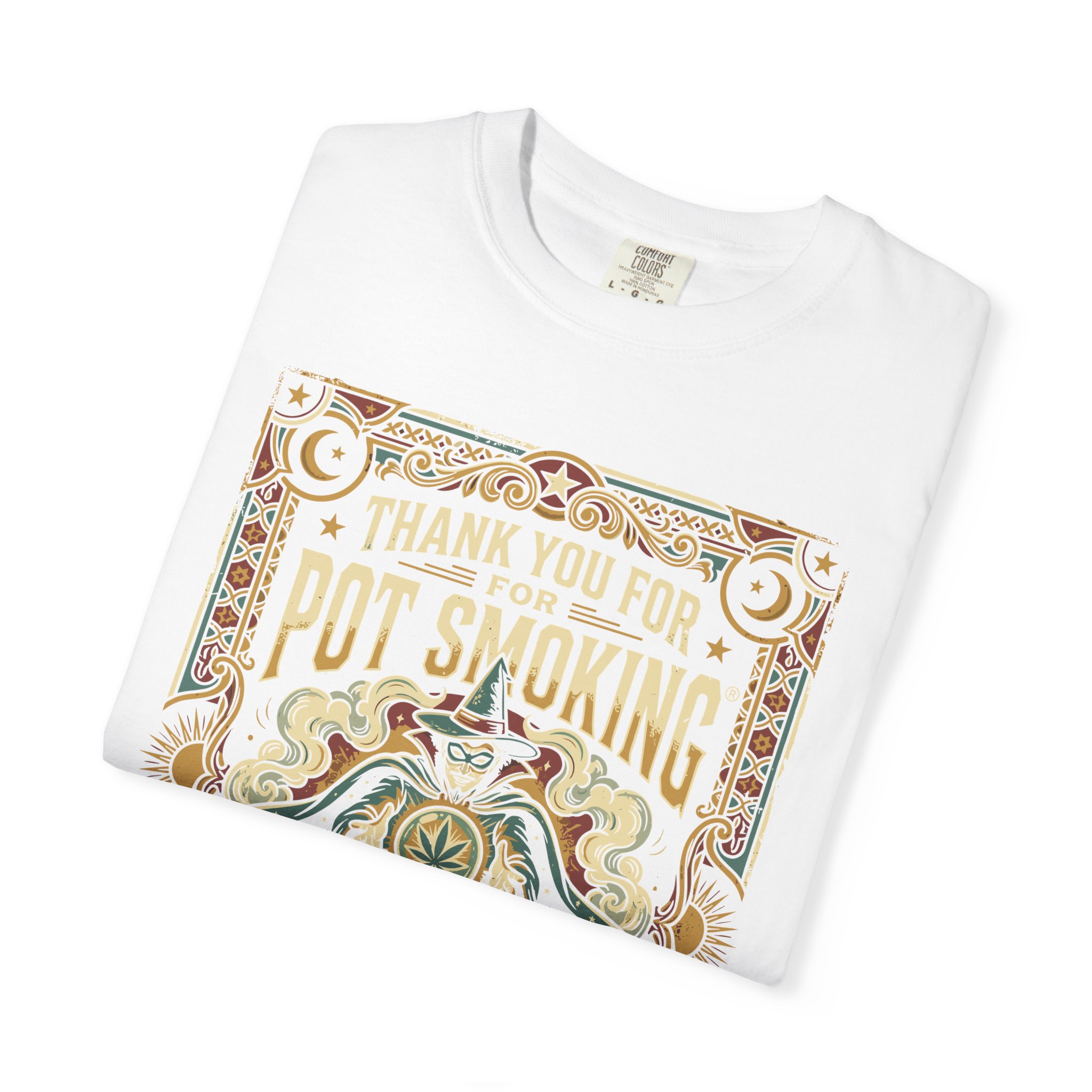 Thank You For Pot Smoking® Vintage Poster T-Shirt - Image 7