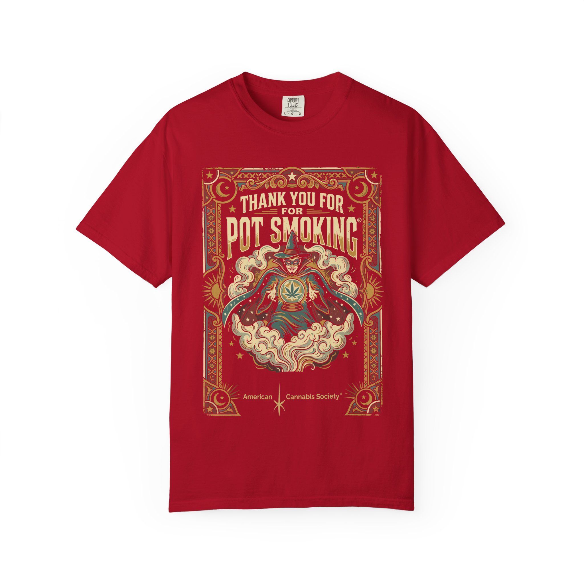 Thank You For Pot Smoking® Vintage Poster T-Shirt - Image 57