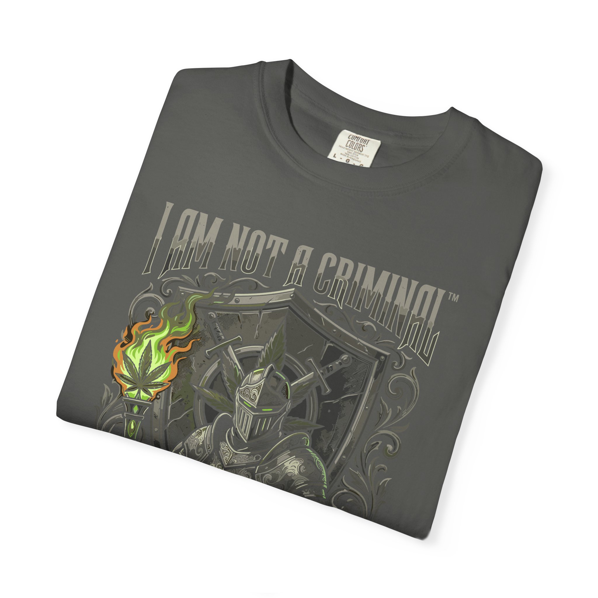 I Am Not a Criminal™ Fantasy T-Shirt — Dark Knight Mage Graphic Tee - Image 23