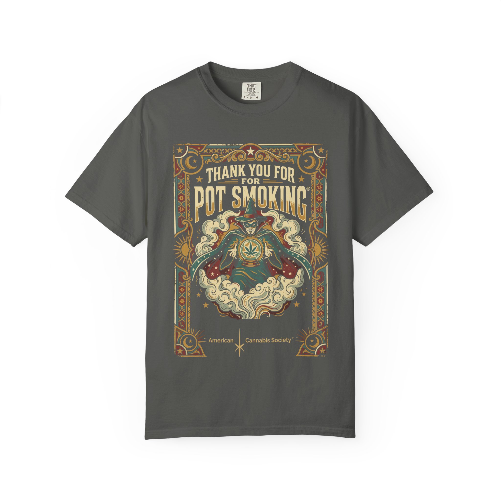 Thank You For Pot Smoking® Vintage Poster T-Shirt - Image 33