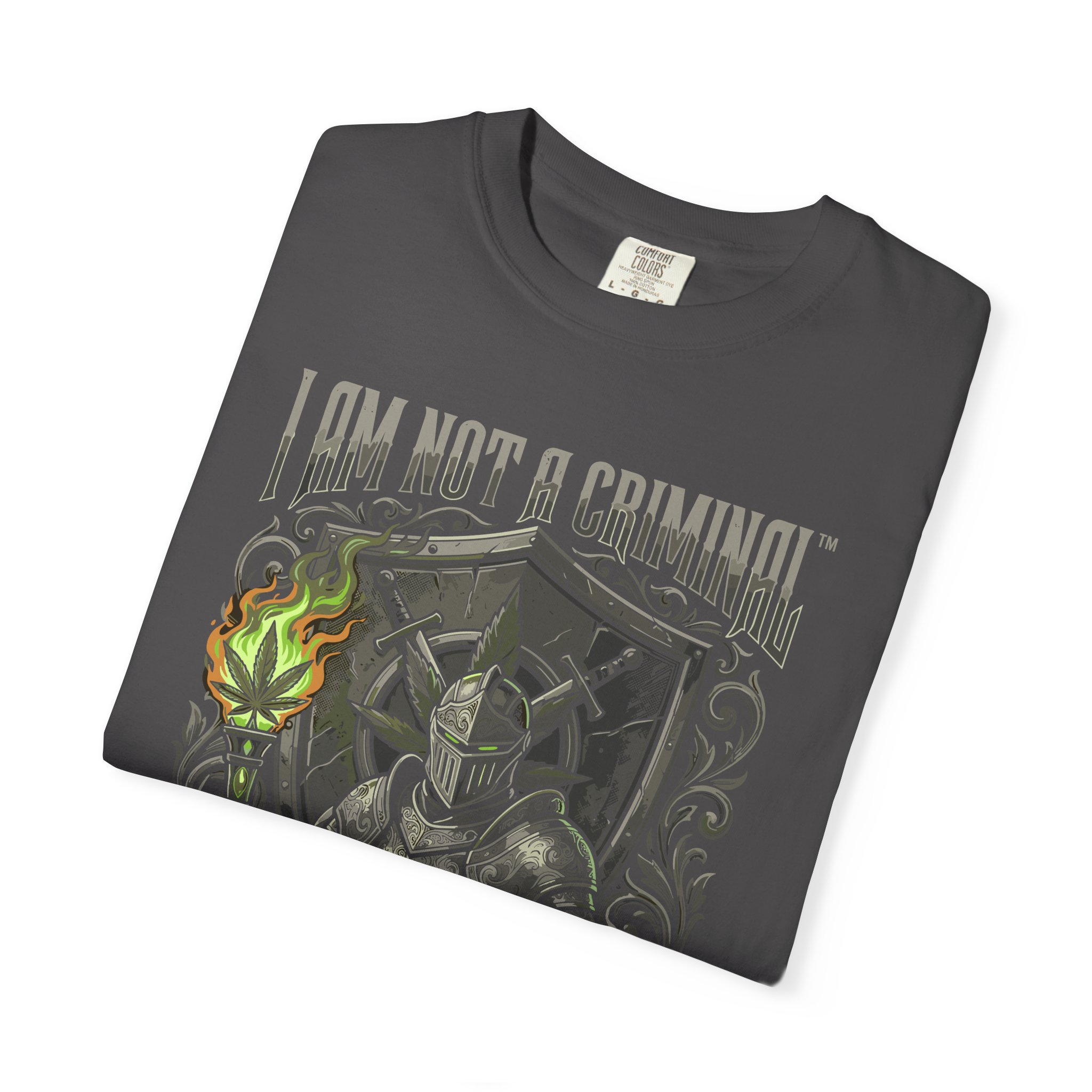 I Am Not a Criminal™ Fantasy T-Shirt — Dark Knight Mage Graphic Tee - Image 43