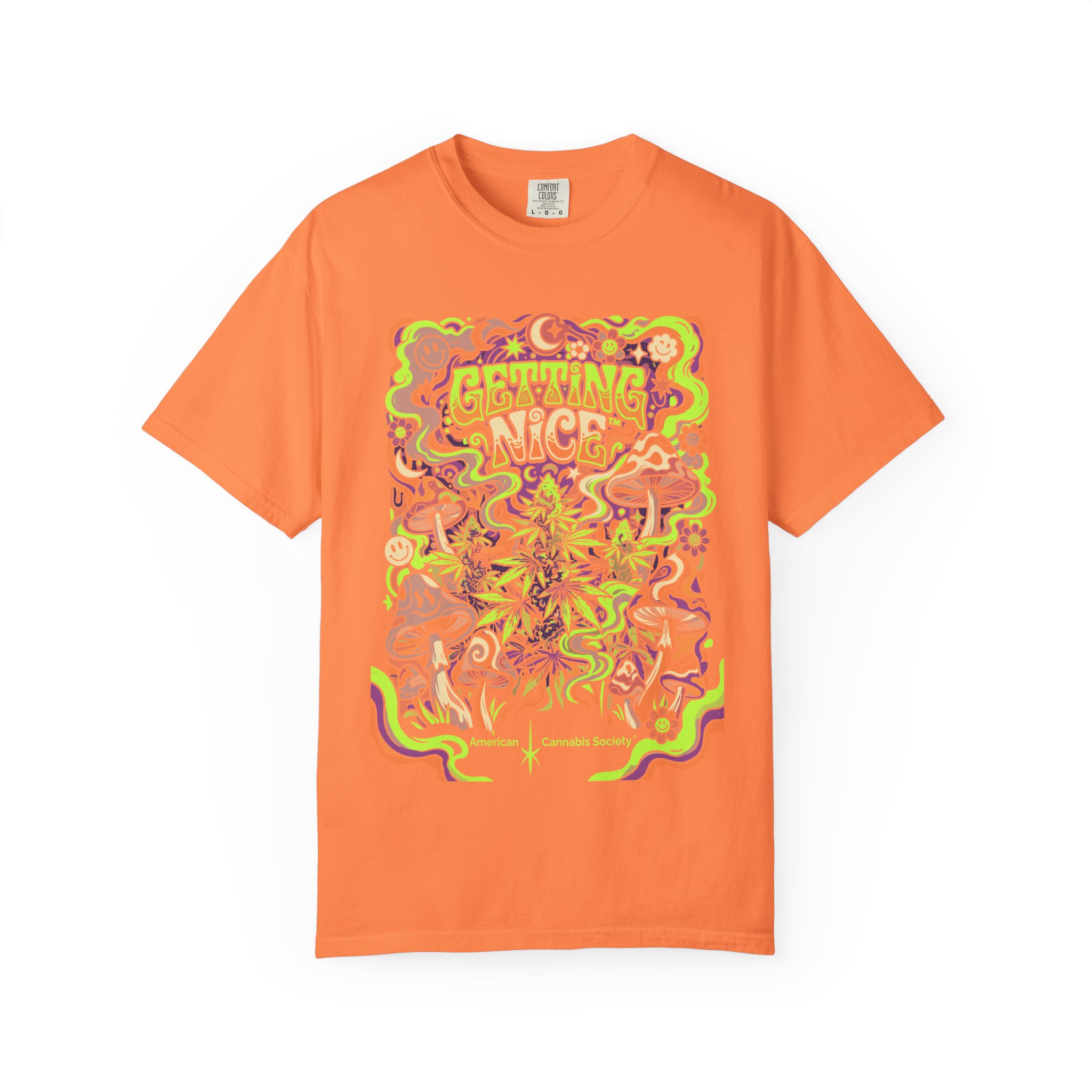 Getting Nice™ Psychedelic T-Shirt — Trippy Retro Graphic Tee - Image 5