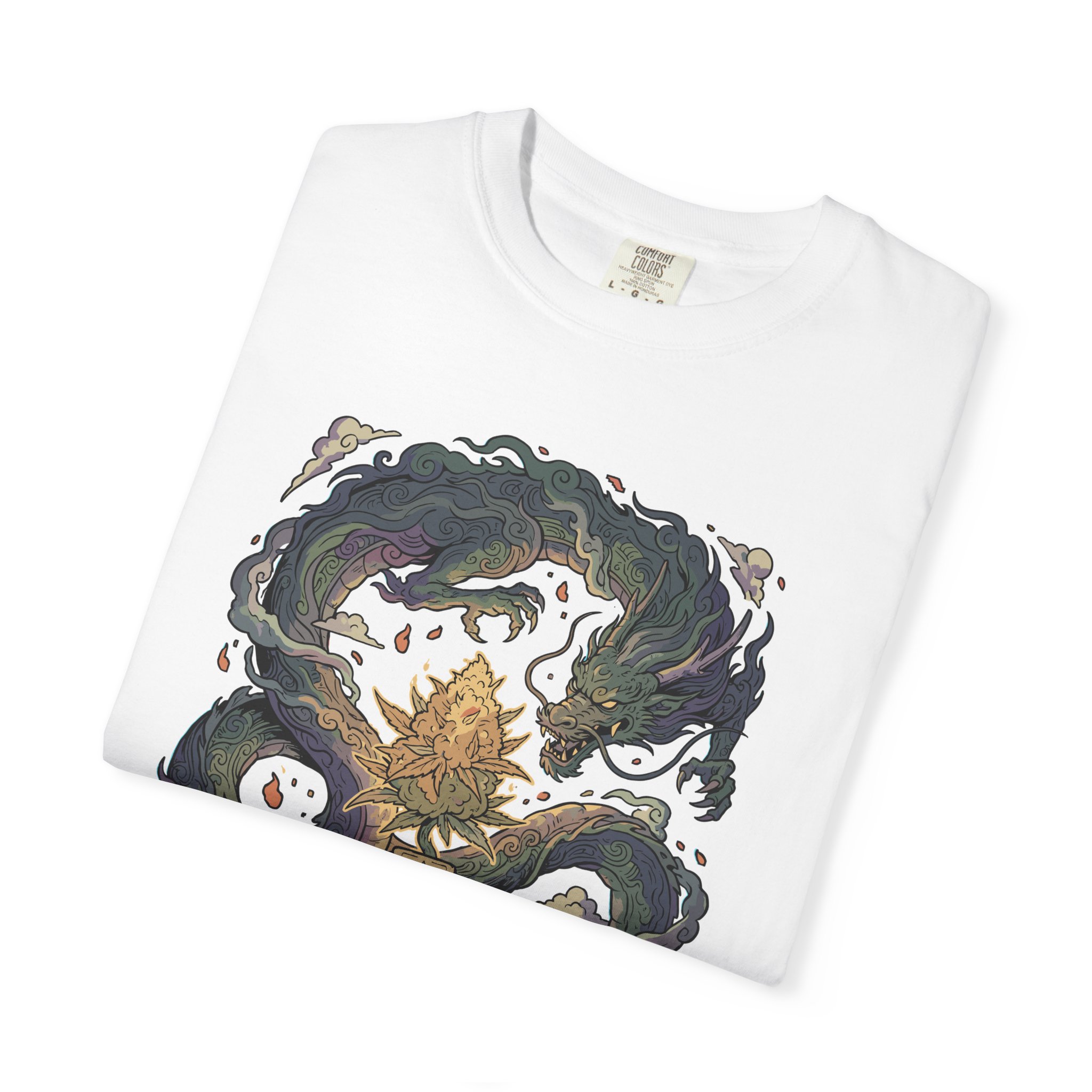 Thank You For Pot Smoking® T-Shirt — Vintage Kraken Gravestone Design (“Here Lies My Sanity”) - Image 7