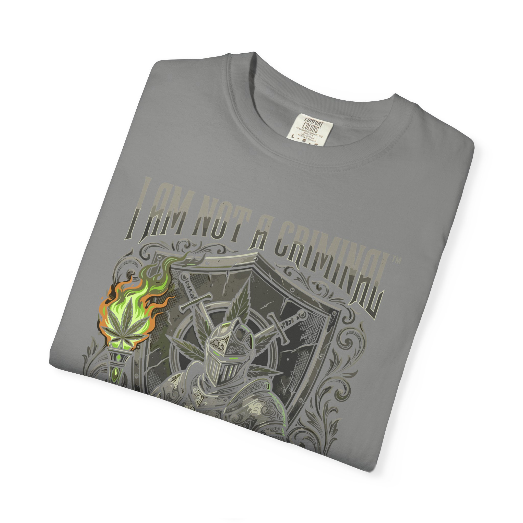 I Am Not a Criminal™ Fantasy T-Shirt — Dark Knight Mage Graphic Tee - Image 35