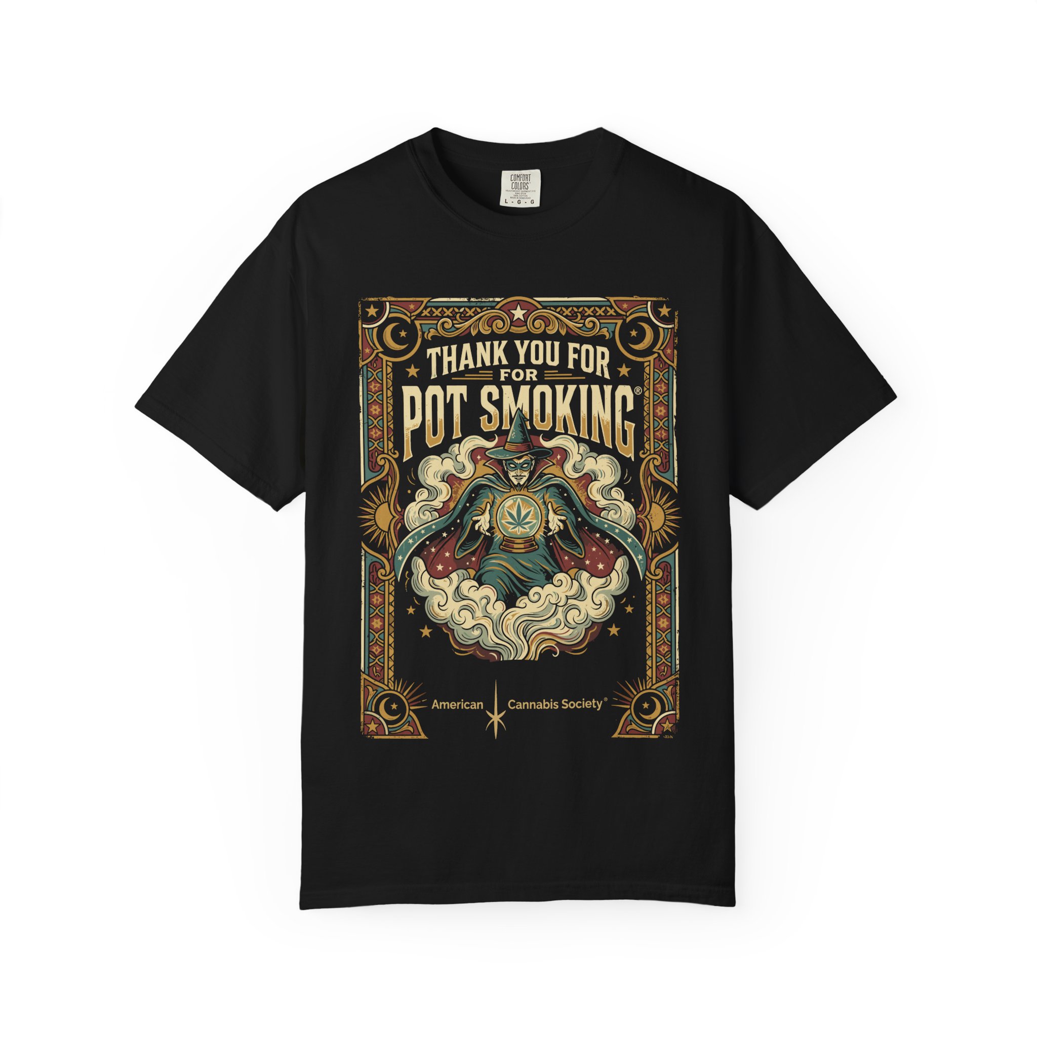 Thank You For Pot Smoking® Vintage Poster T-Shirt - Image 49