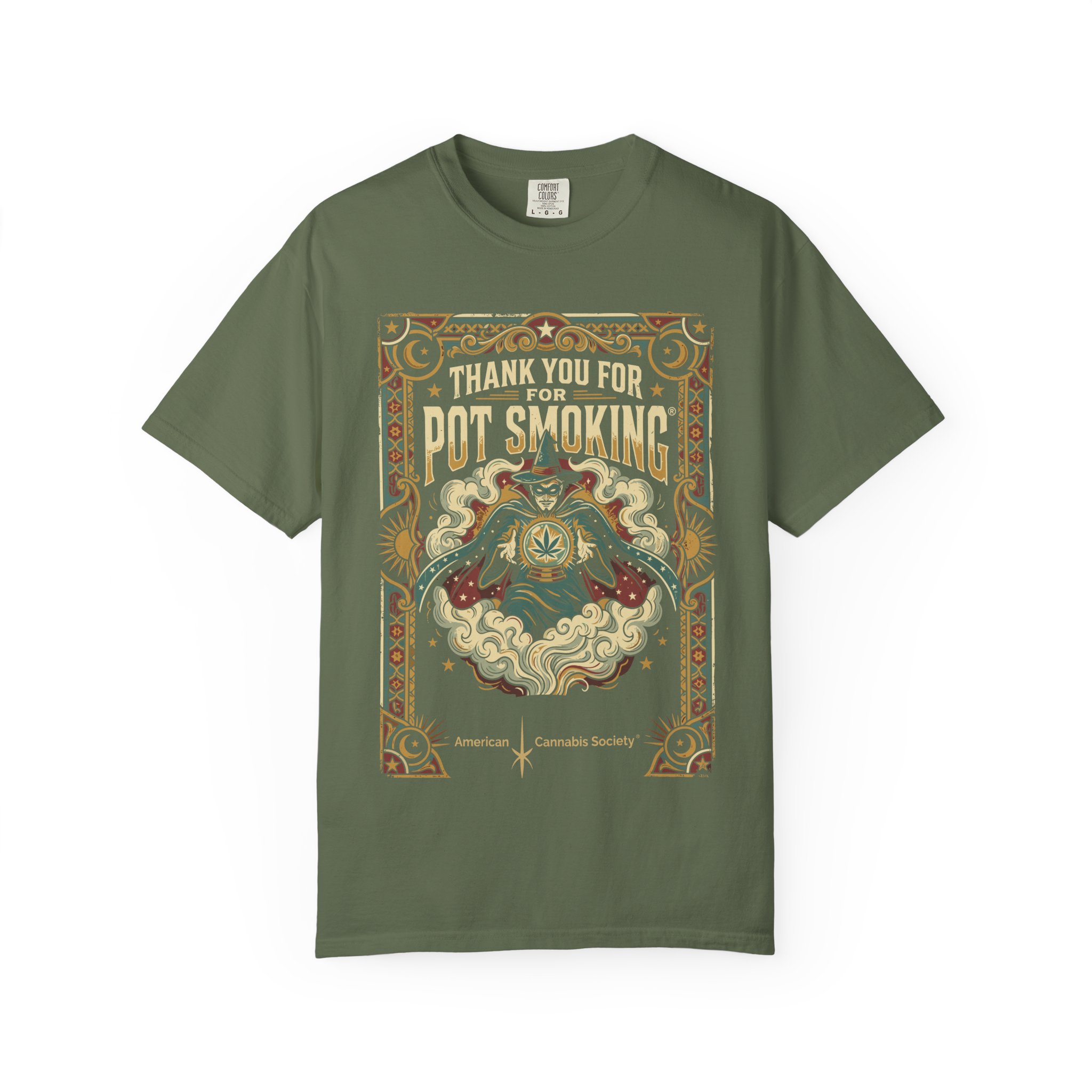 Thank You For Pot Smoking® Vintage Poster T-Shirt - Image 41