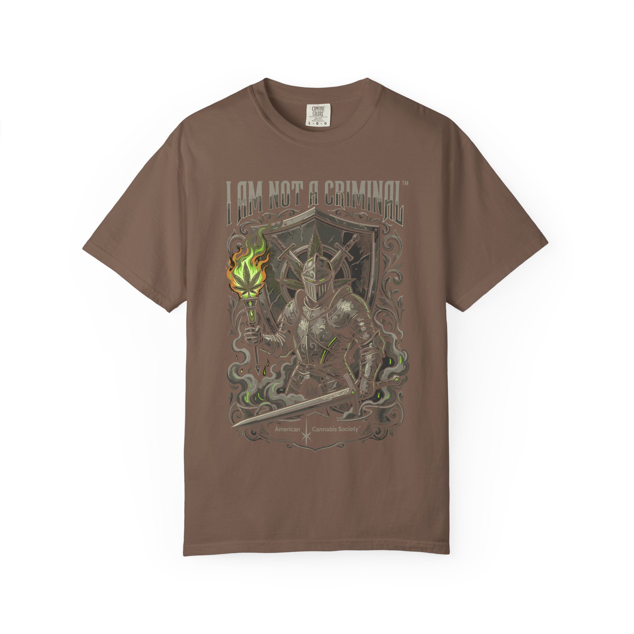 I Am Not a Criminal™ Fantasy T-Shirt — Dark Knight Mage Graphic Tee - Image 17