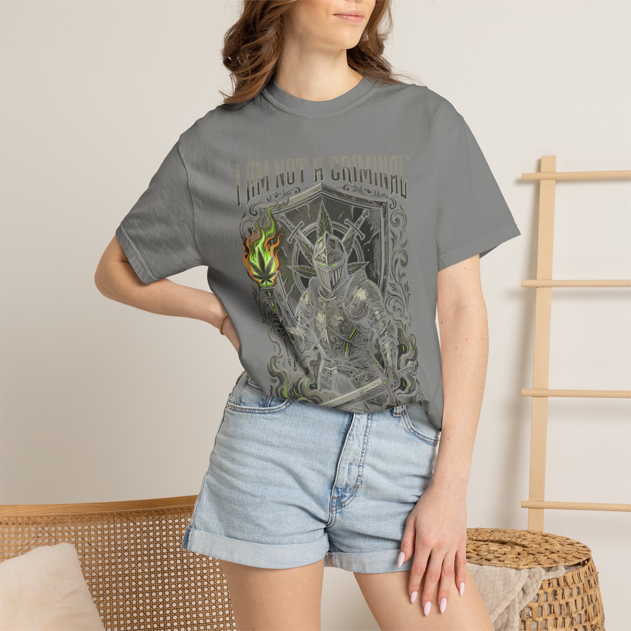 I Am Not a Criminal™ Fantasy T-Shirt — Dark Knight Mage Graphic Tee - Image 36