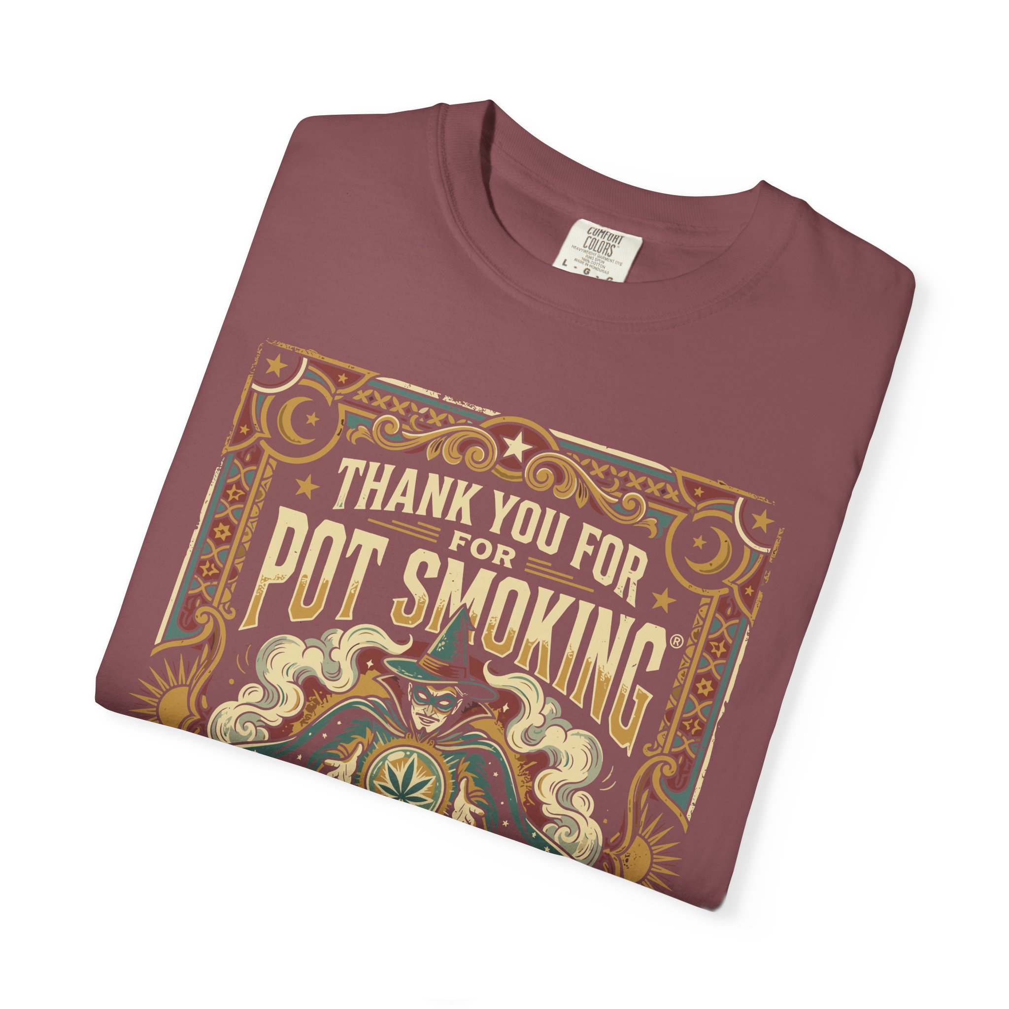 Thank You For Pot Smoking® Vintage Poster T-Shirt - Image 19