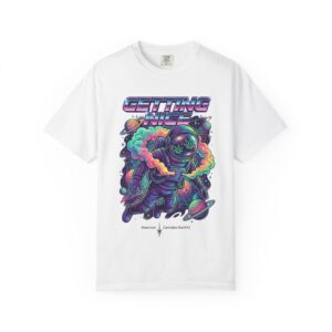 Getting Nice™ Astronaut T-Shirt — Neon Space Vaporwave Graphic Tee