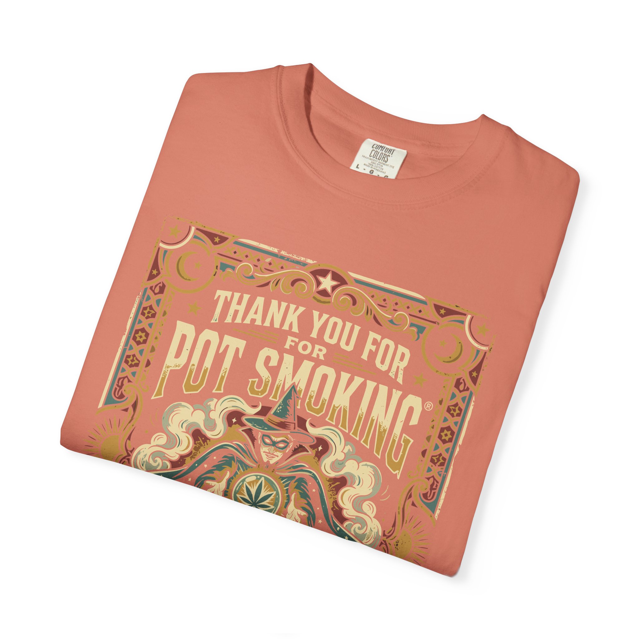 Thank You For Pot Smoking® Vintage Poster T-Shirt - Image 11