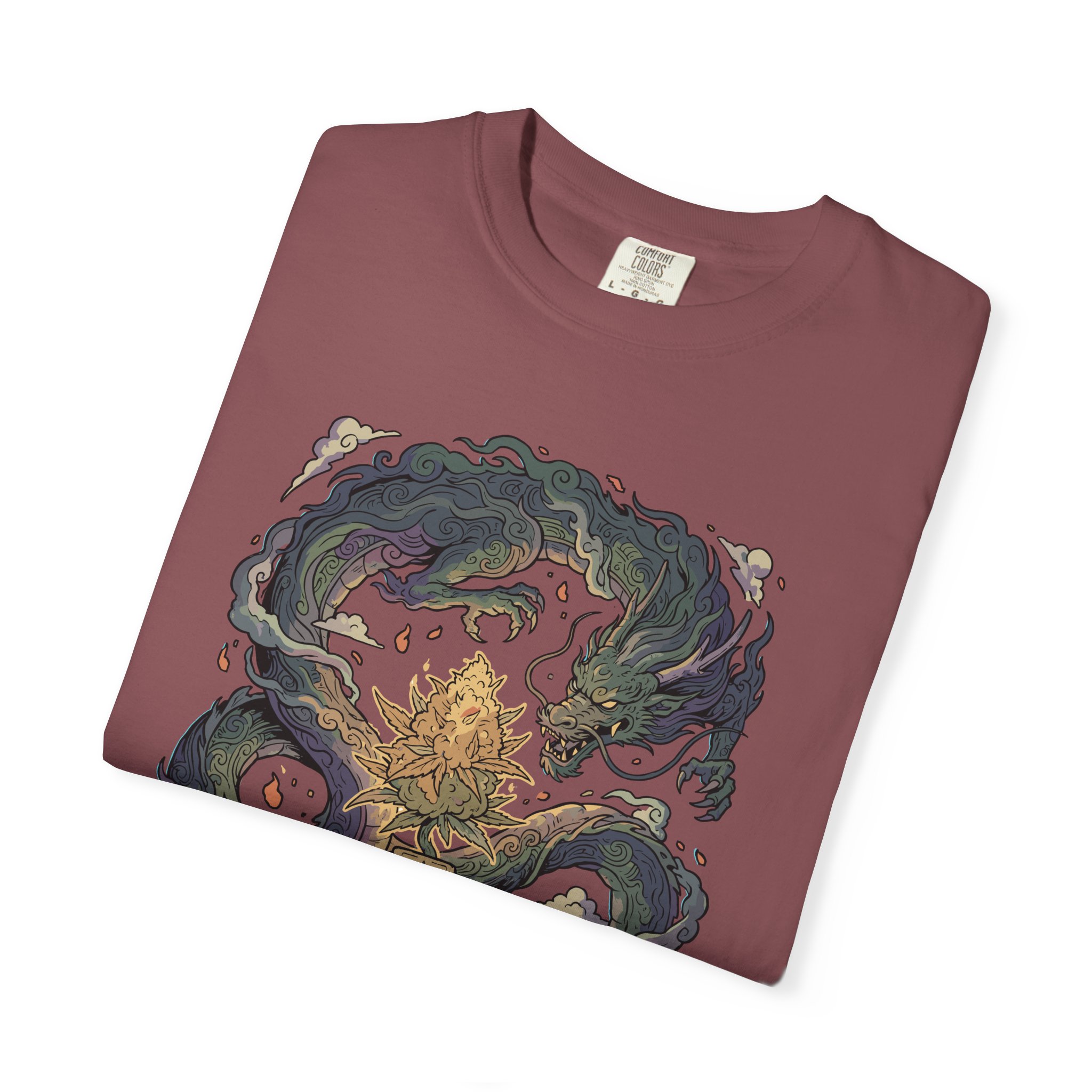 Thank You For Pot Smoking® T-Shirt — Vintage Kraken Gravestone Design (“Here Lies My Sanity”) - Image 11