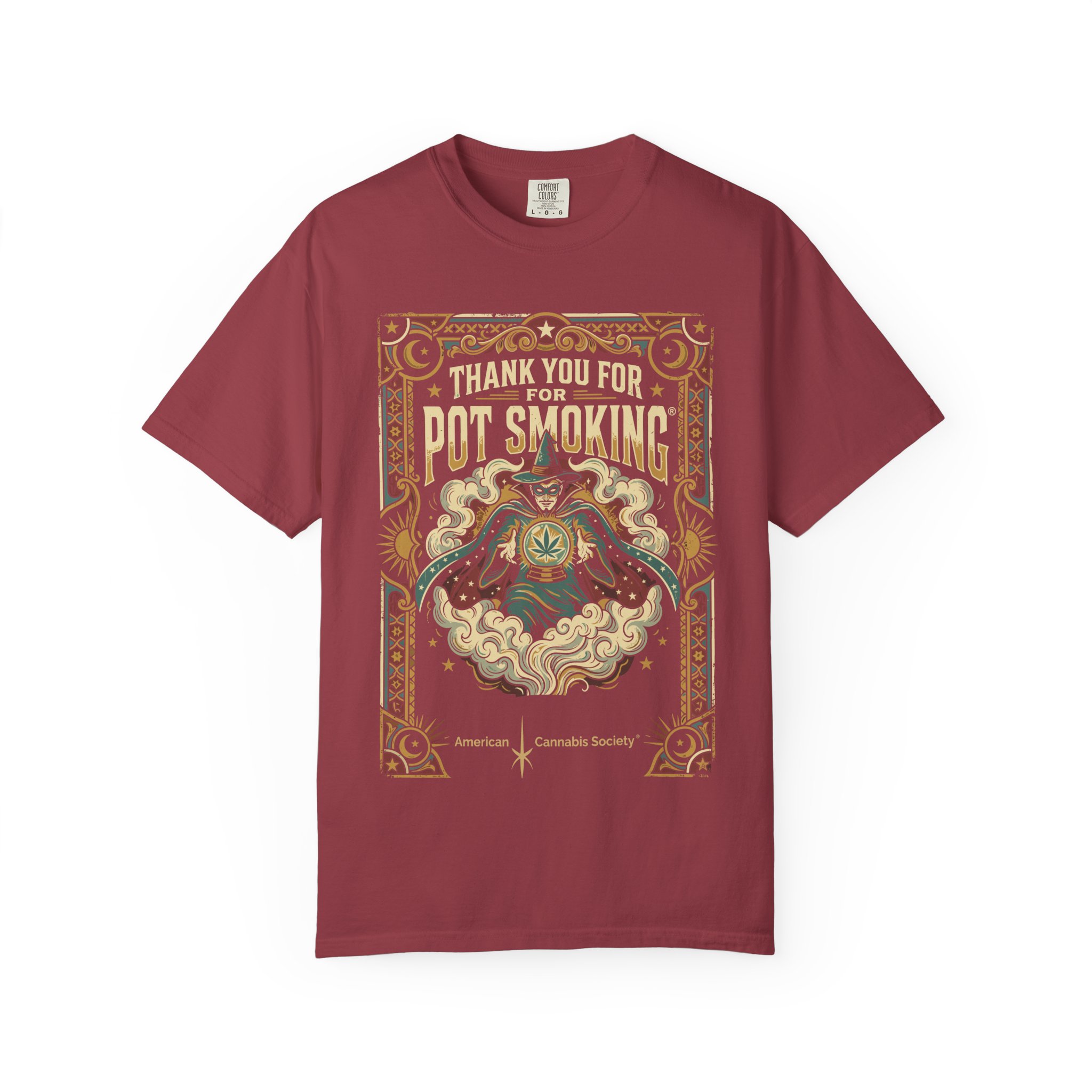 Thank You For Pot Smoking® Vintage Poster T-Shirt - Image 53