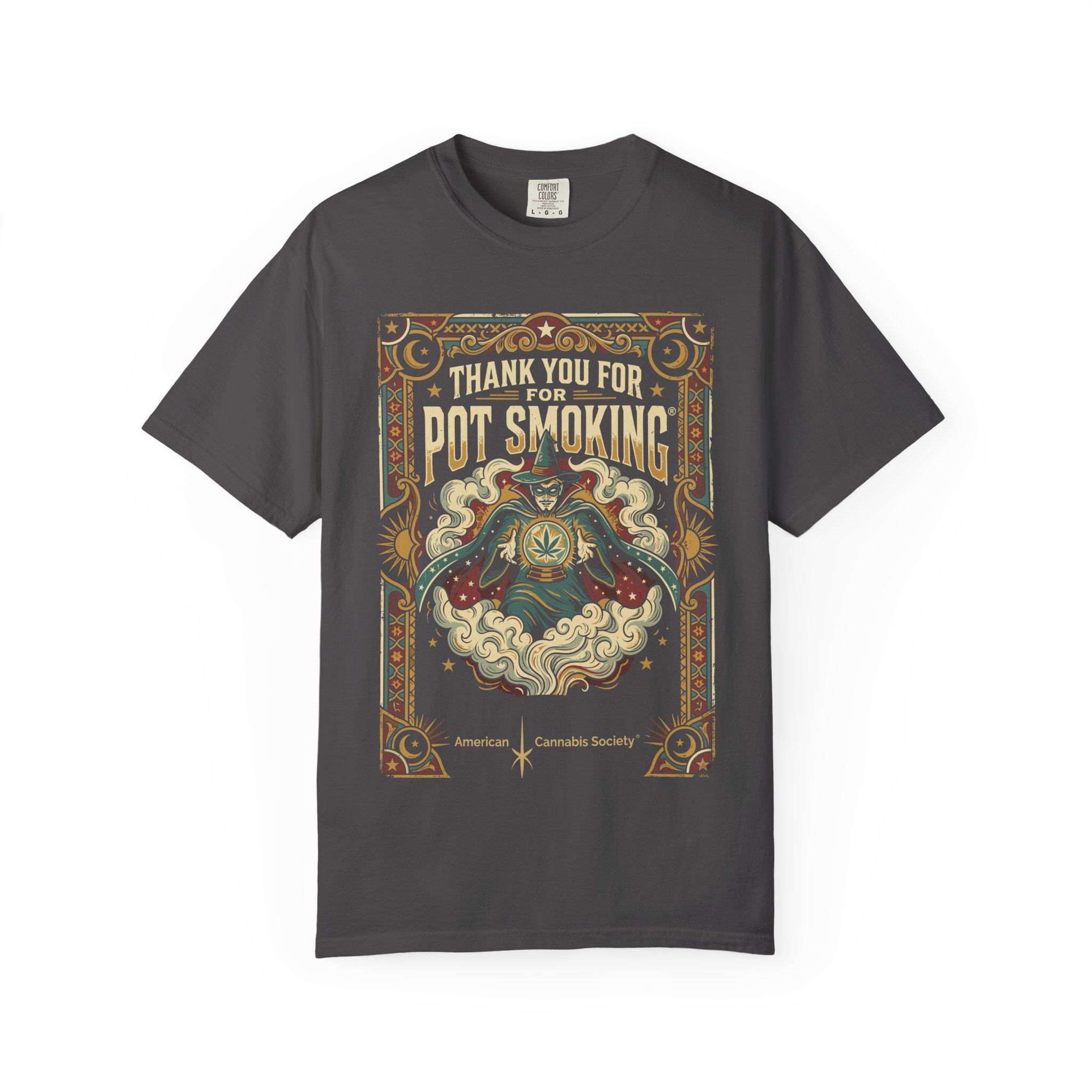 Thank You For Pot Smoking® Vintage Poster T-Shirt - Image 45