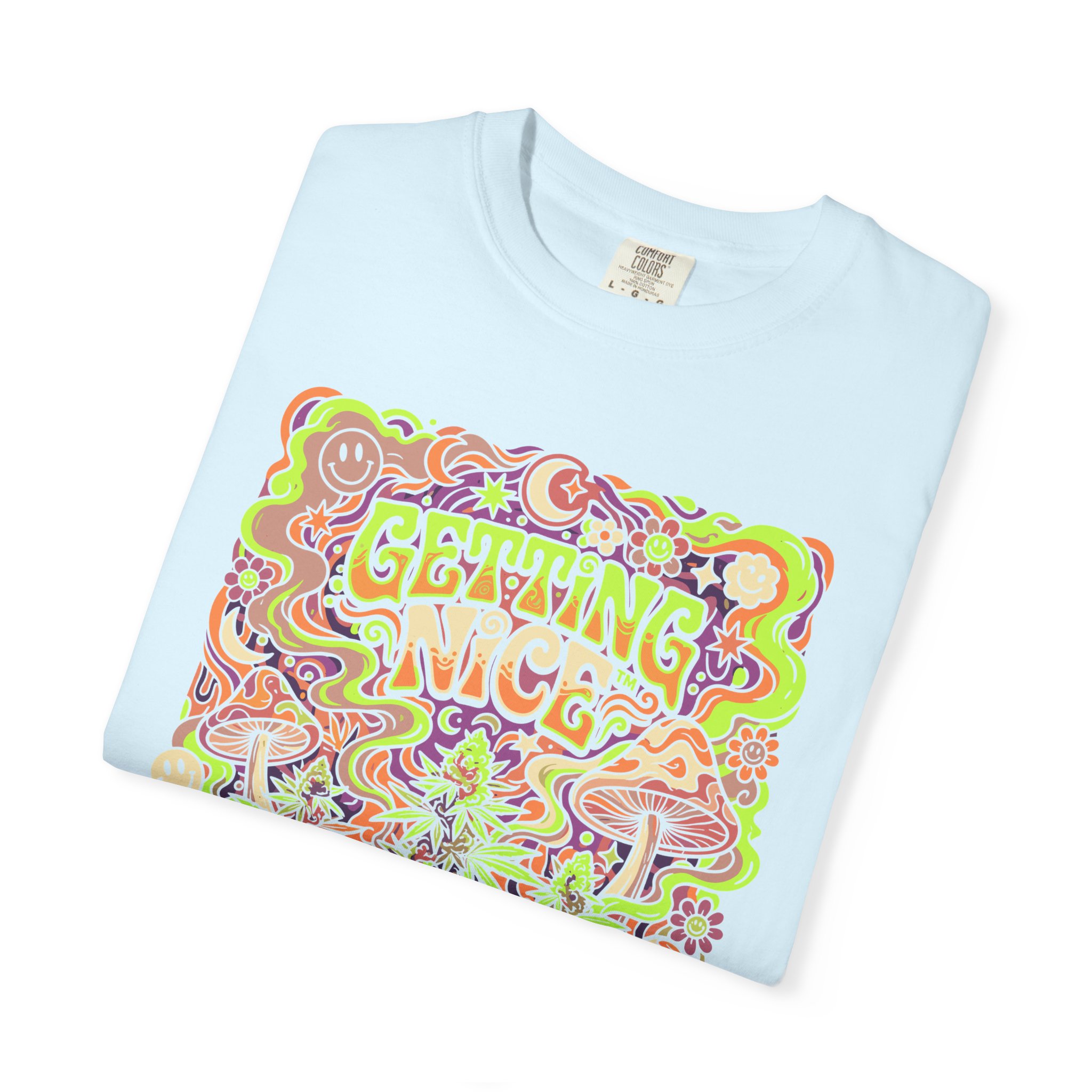 Getting Nice™ Psychedelic T-Shirt — Trippy Retro Graphic Tee - Image 39