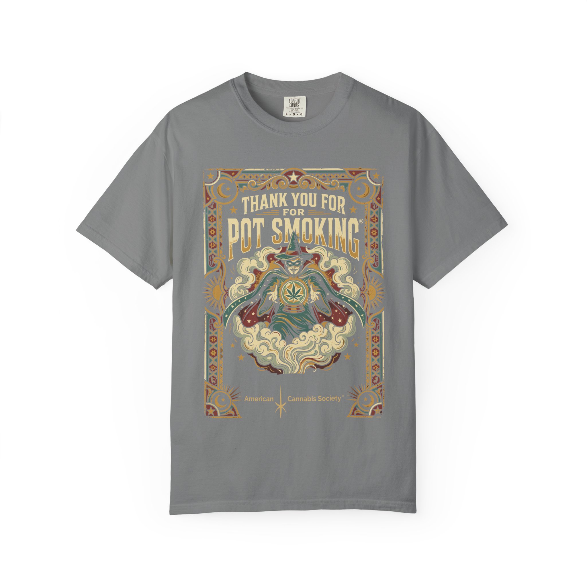 Thank You For Pot Smoking® Vintage Poster T-Shirt - Image 37