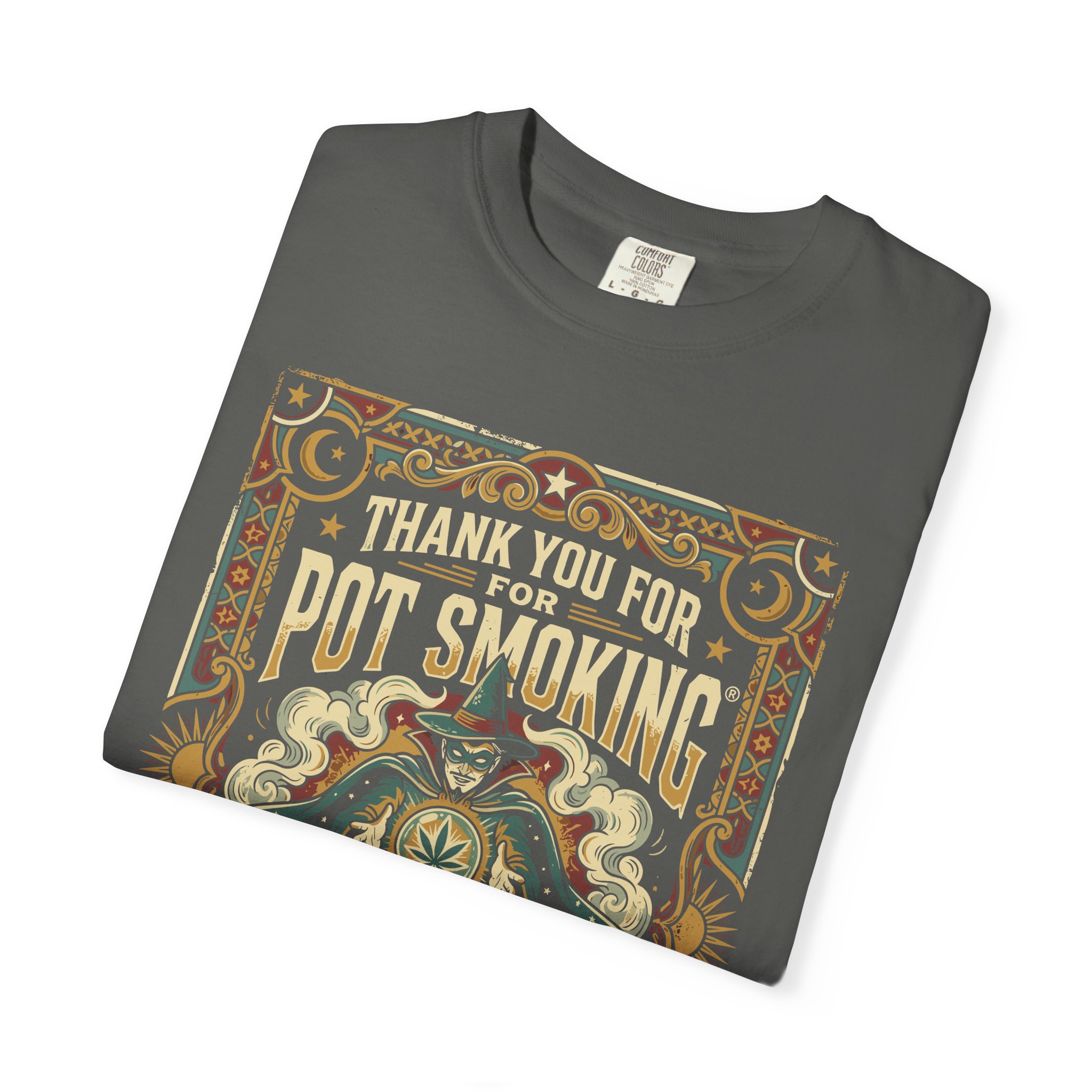 Thank You For Pot Smoking® Vintage Poster T-Shirt - Image 35