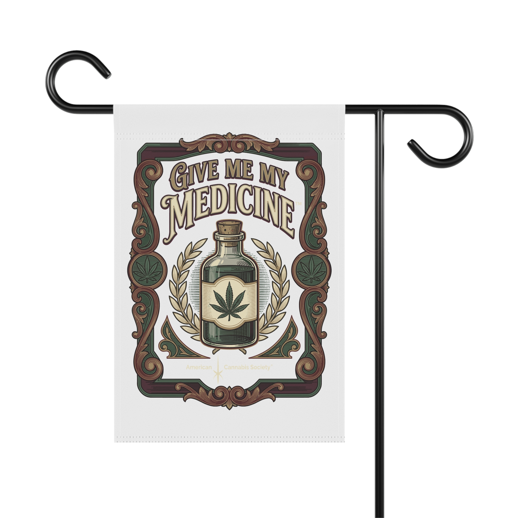 Give Me My Medicine™ Garden & House Banner – 12'' × 18'' – view 2