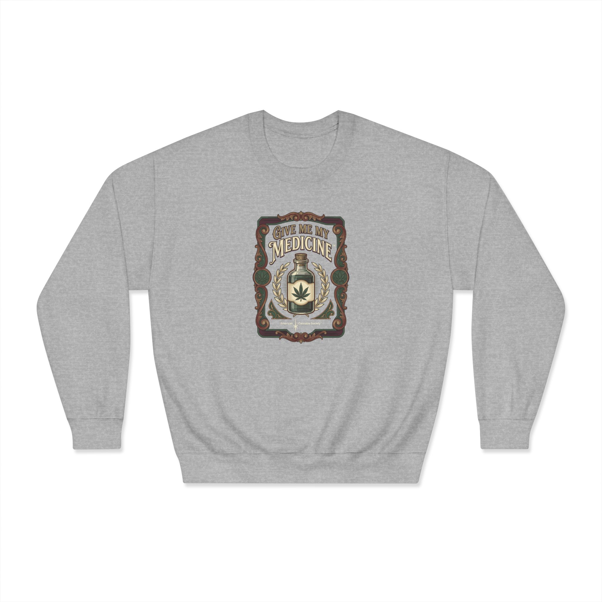 Give Me My Medicine™ Unisex Classic Crewneck Sweatshirt – Sport Grey