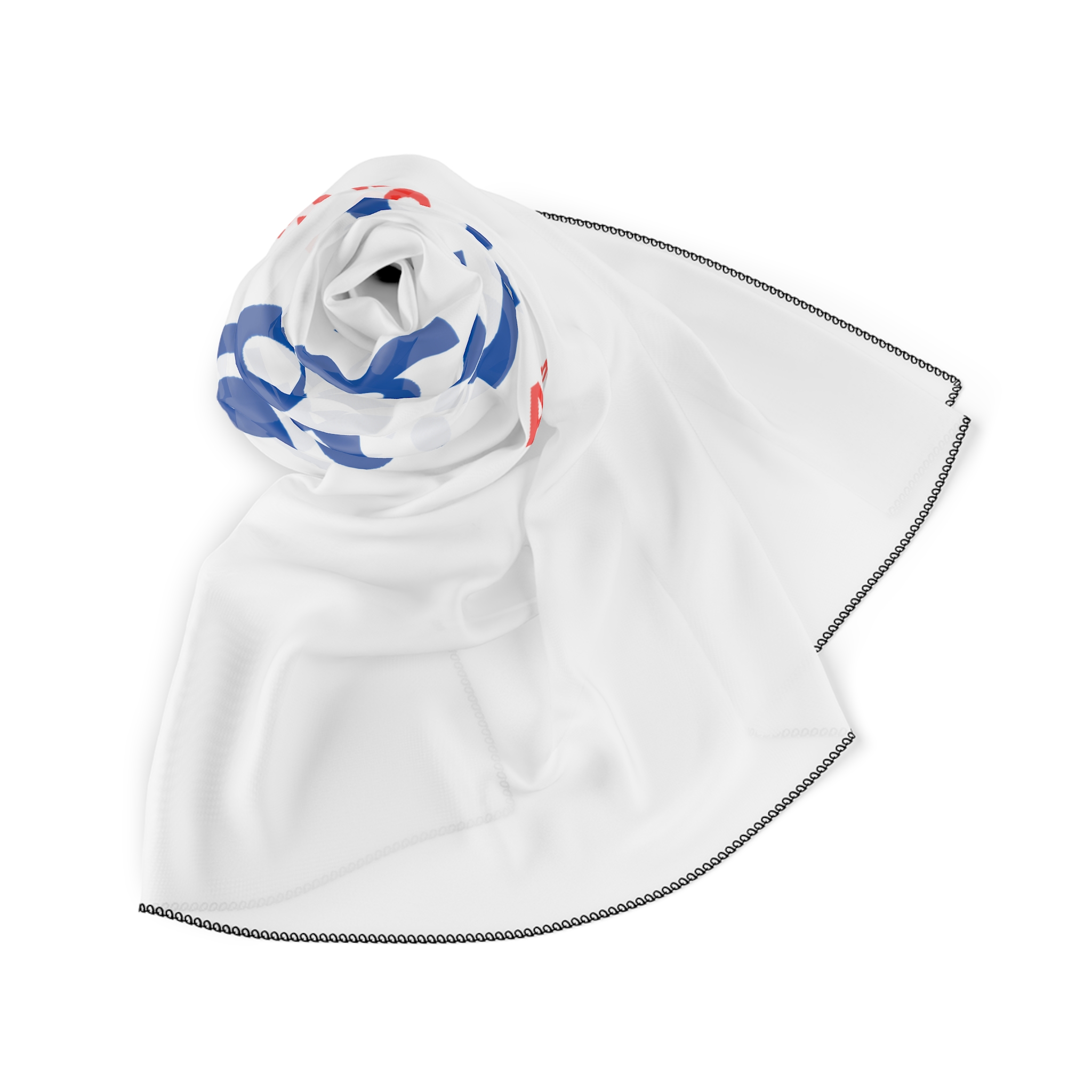 Thank You For Pot Smoking® Poly Scarf — American Cannabis Society® Chiffon or Voile Square Scarf - Image 8