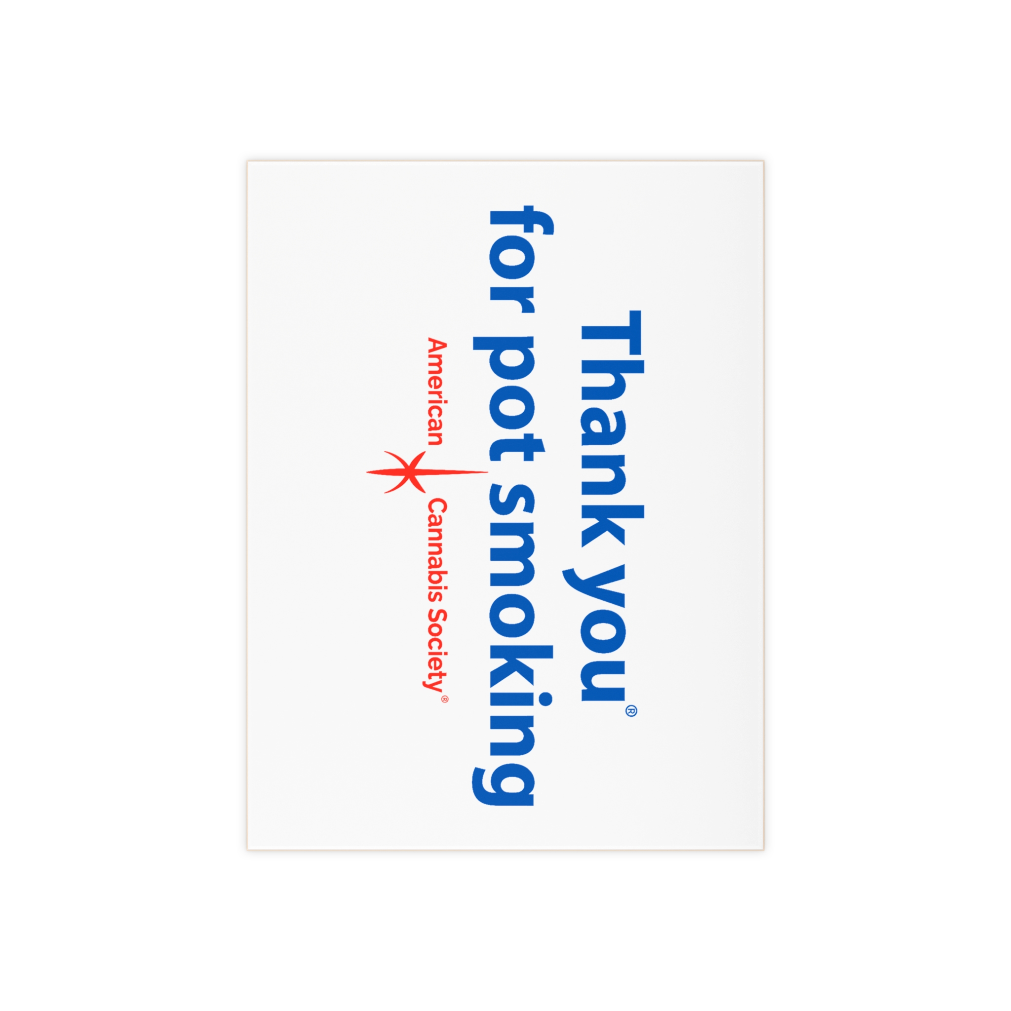 Thank You For Pot Smoking® Ceramic Tile – view 2