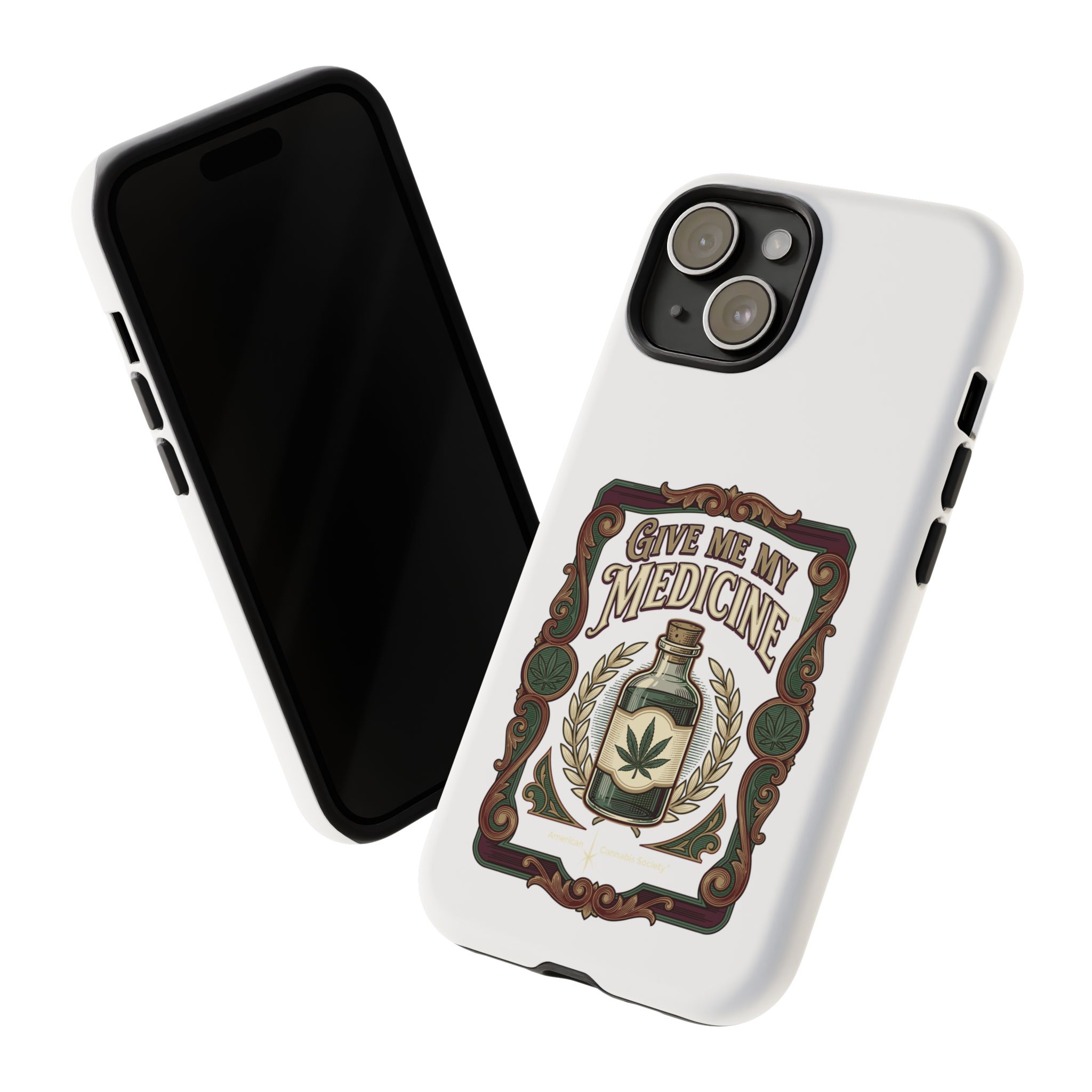 Give Me My Medicine™ Dual-Layer Tough Case – iPhone 15 / Matte – view 2
