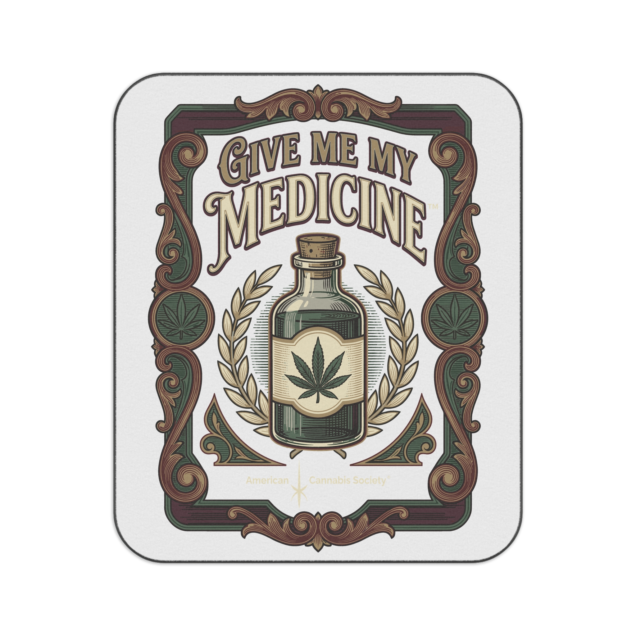 Give Me My Medicine Picnic Blanket – 61" × 51"