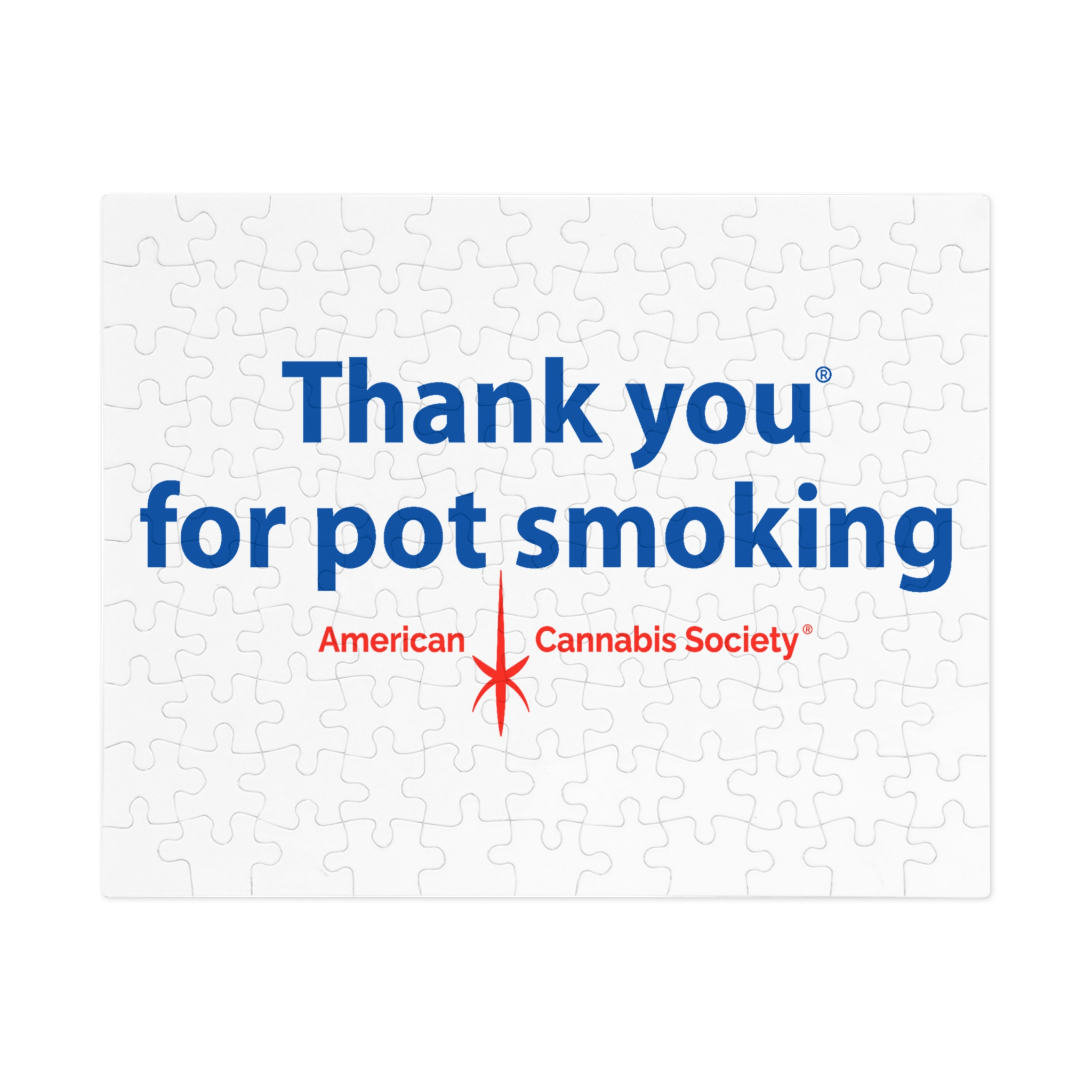 Thank You For Pot Smoking® Jigsaw Puzzle with Tin — American Cannabis Society® 30 to 2000 Pieces - Image 3