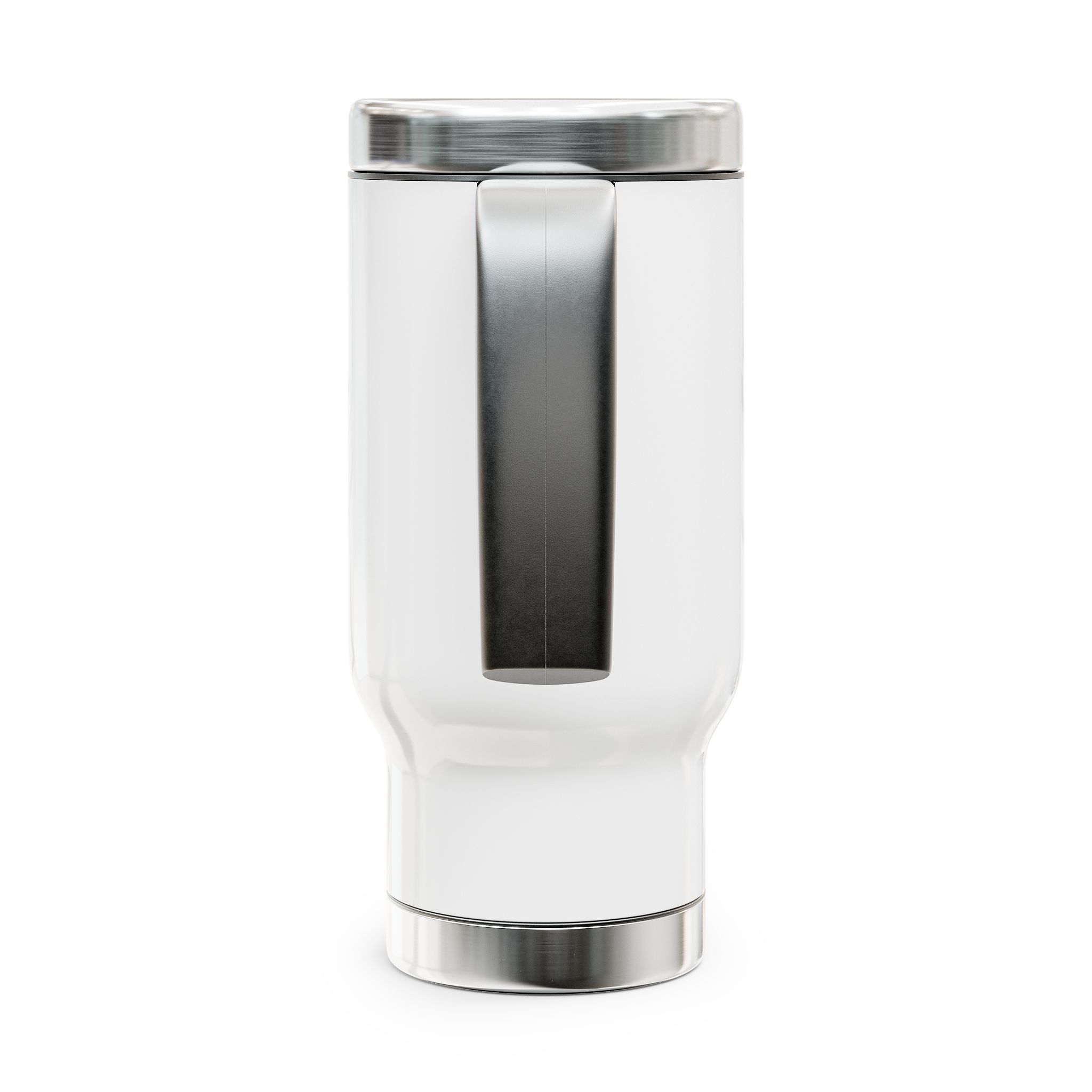 Thank You For Pot Smoking® Travel Mug with Handle — American Cannabis Society® 14oz Stainless Steel Mug - Image 3
