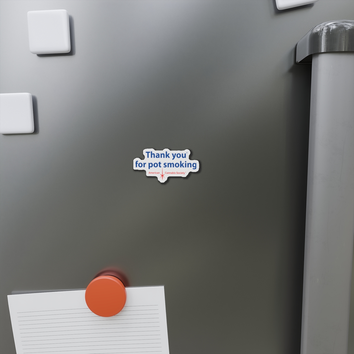 Thank You For Pot Smoking® Die-Cut Magnet – view 1