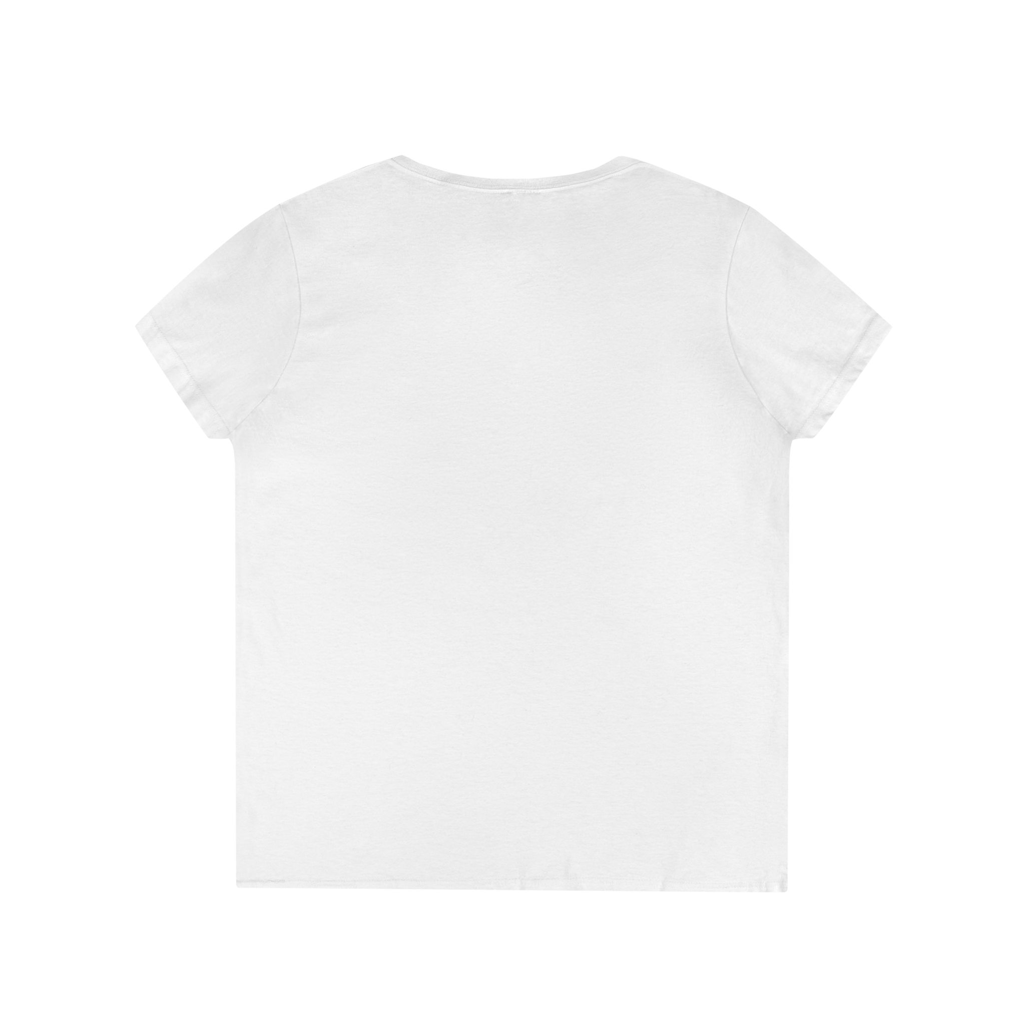 Thank You For Pot Smoking® Women's V-Neck Tee – White view 2