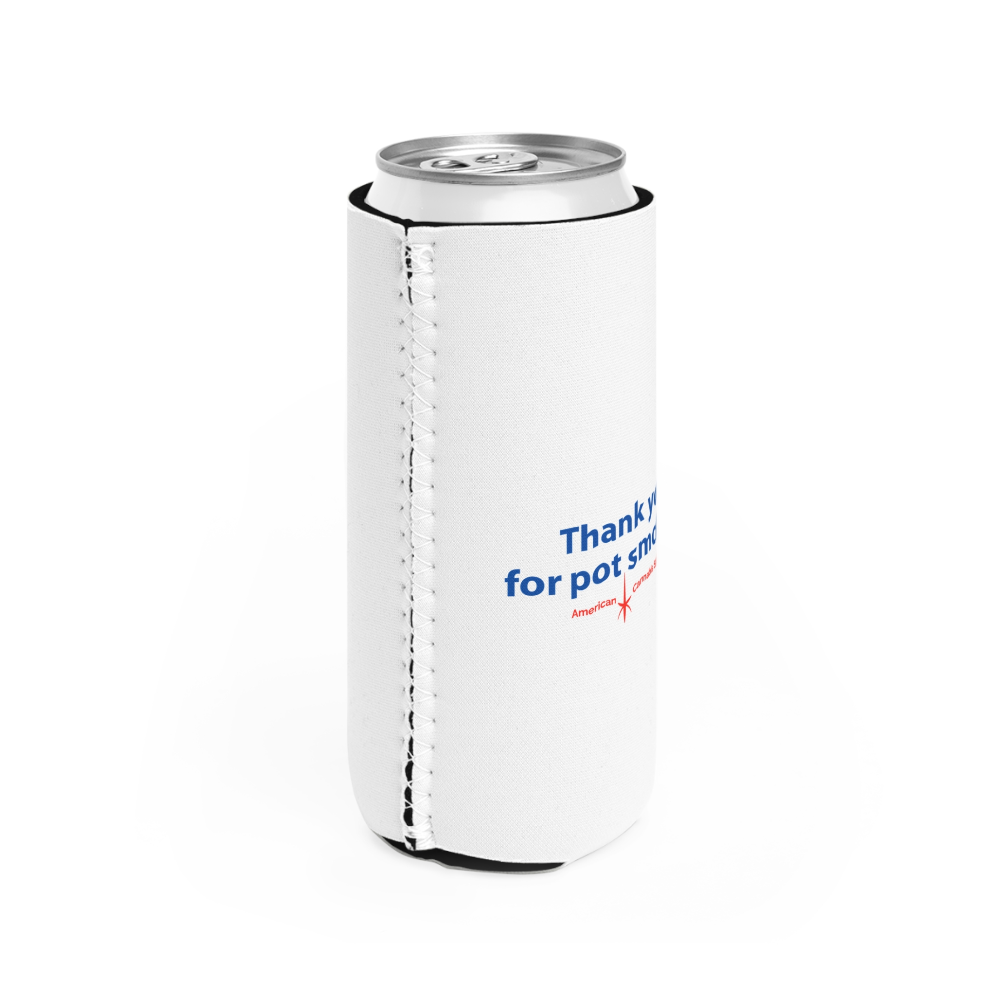 Thank You For Pot Smoking® Slim Can Cooler – view 3