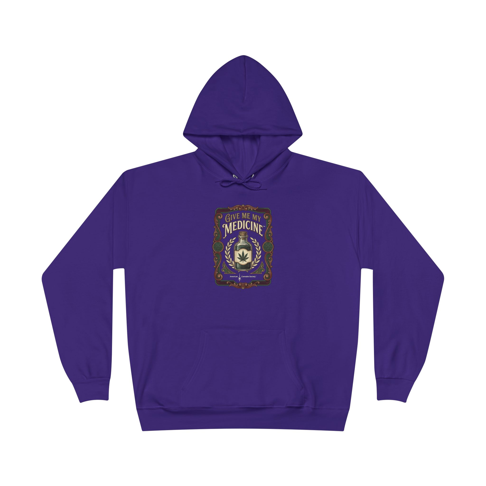 Give Me My Medicine™ Unisex Pullover Hoodie – Purple