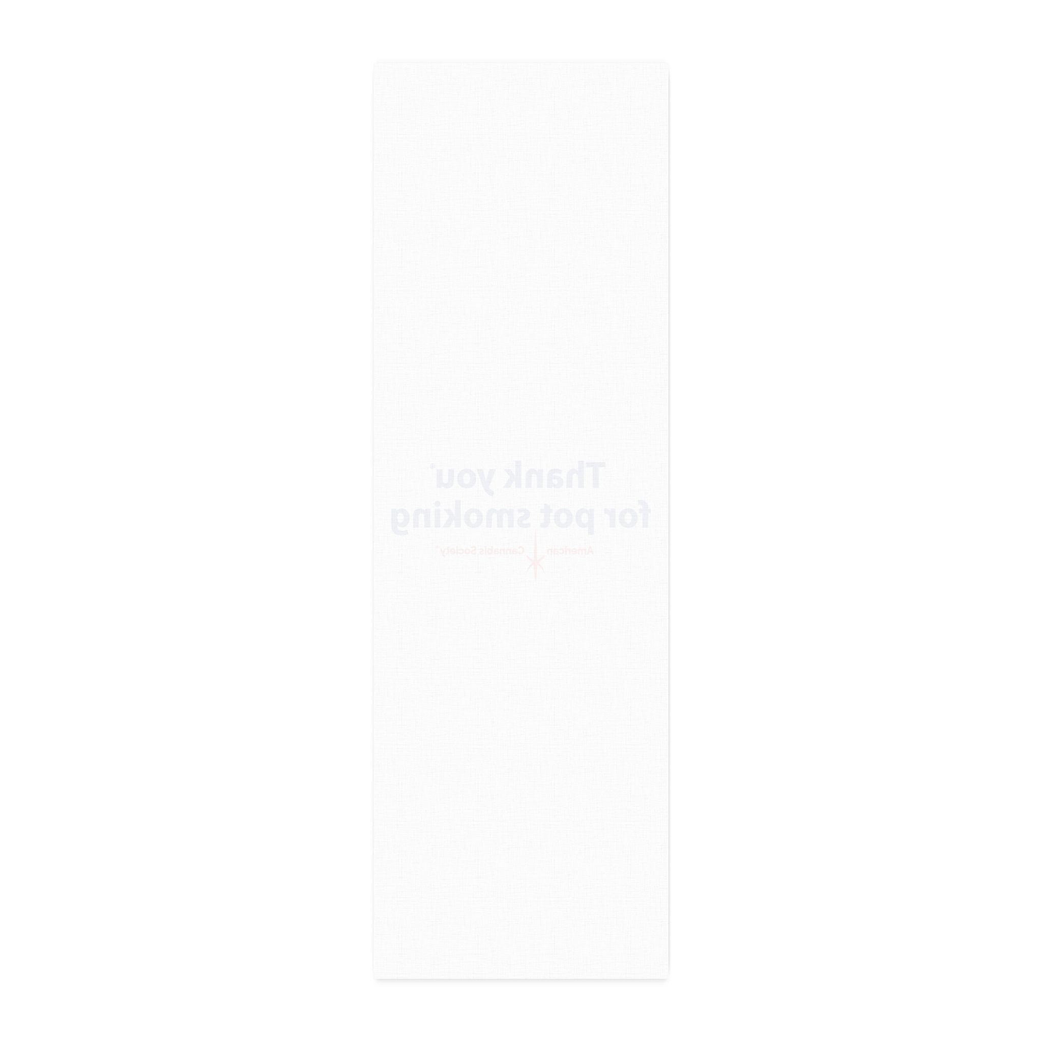 Thank You For Pot Smoking® Faux Linen Fabric by the Yard – 58'' × 180'', view 2