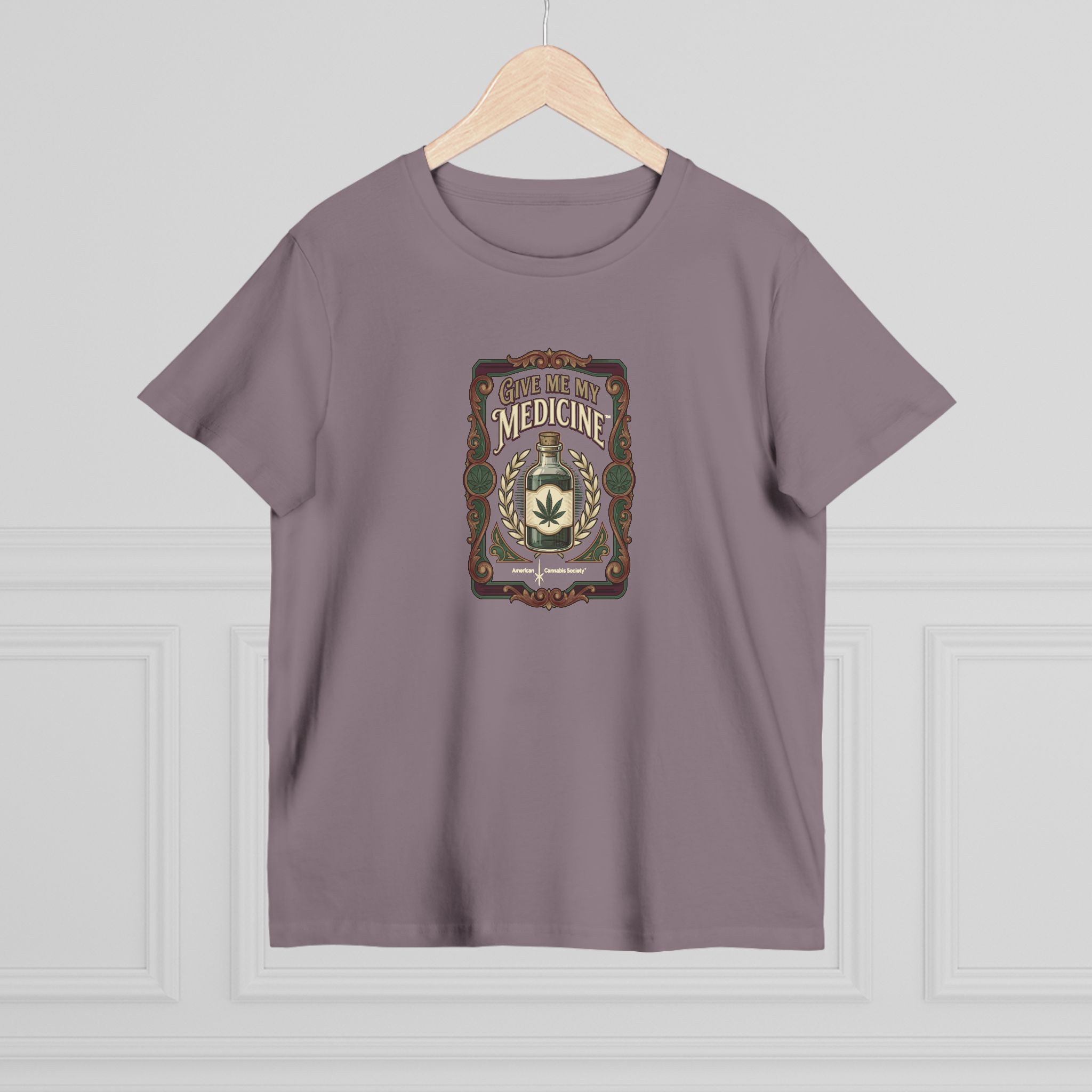 Give Me My Medicine™ Women's Maple Tee – Mauve, view 4