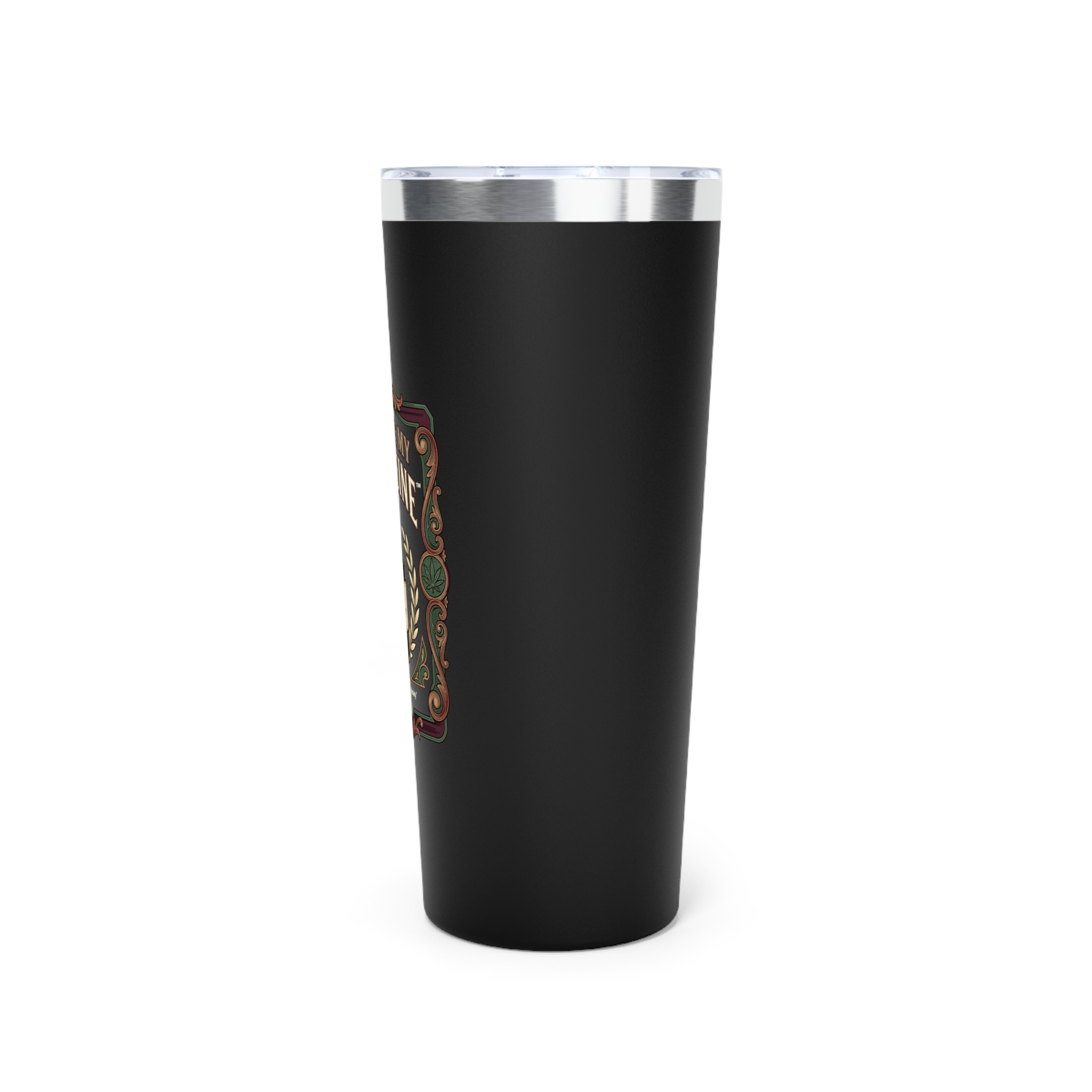 Give Me My Medicine™ Copper Insulated Tumbler, 22oz – Black – view 4